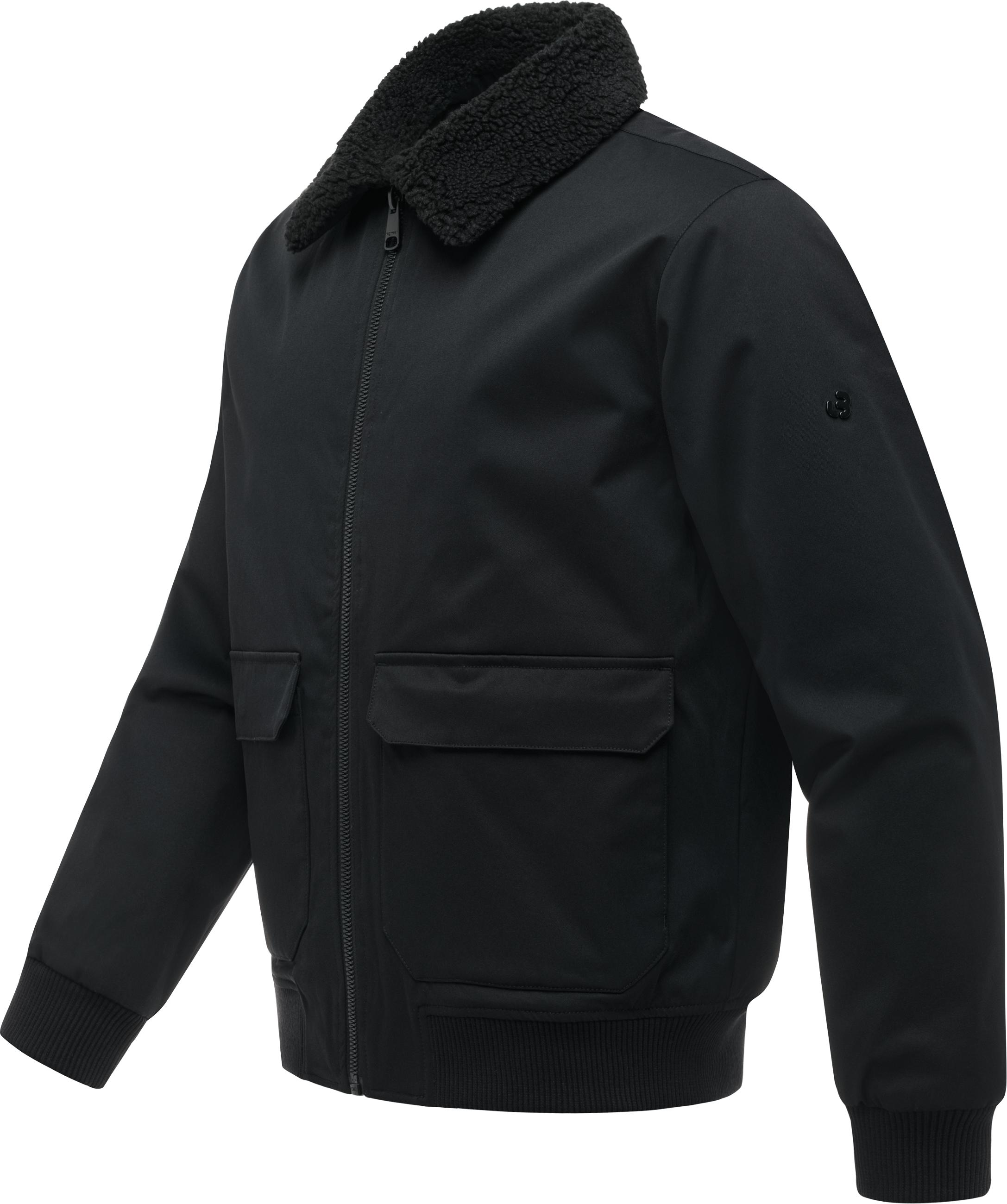 Wasserdichte Winterjacke mit weichem Kragen "Newys Y" Black