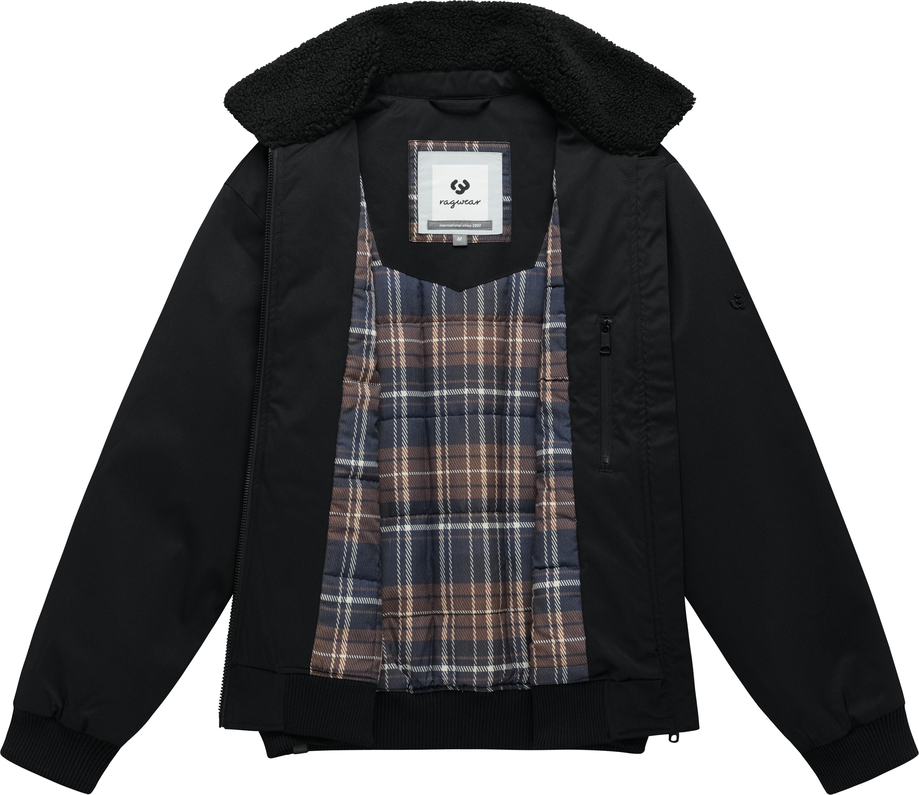 Wasserdichte Winterjacke mit weichem Kragen "Newys Y" Black