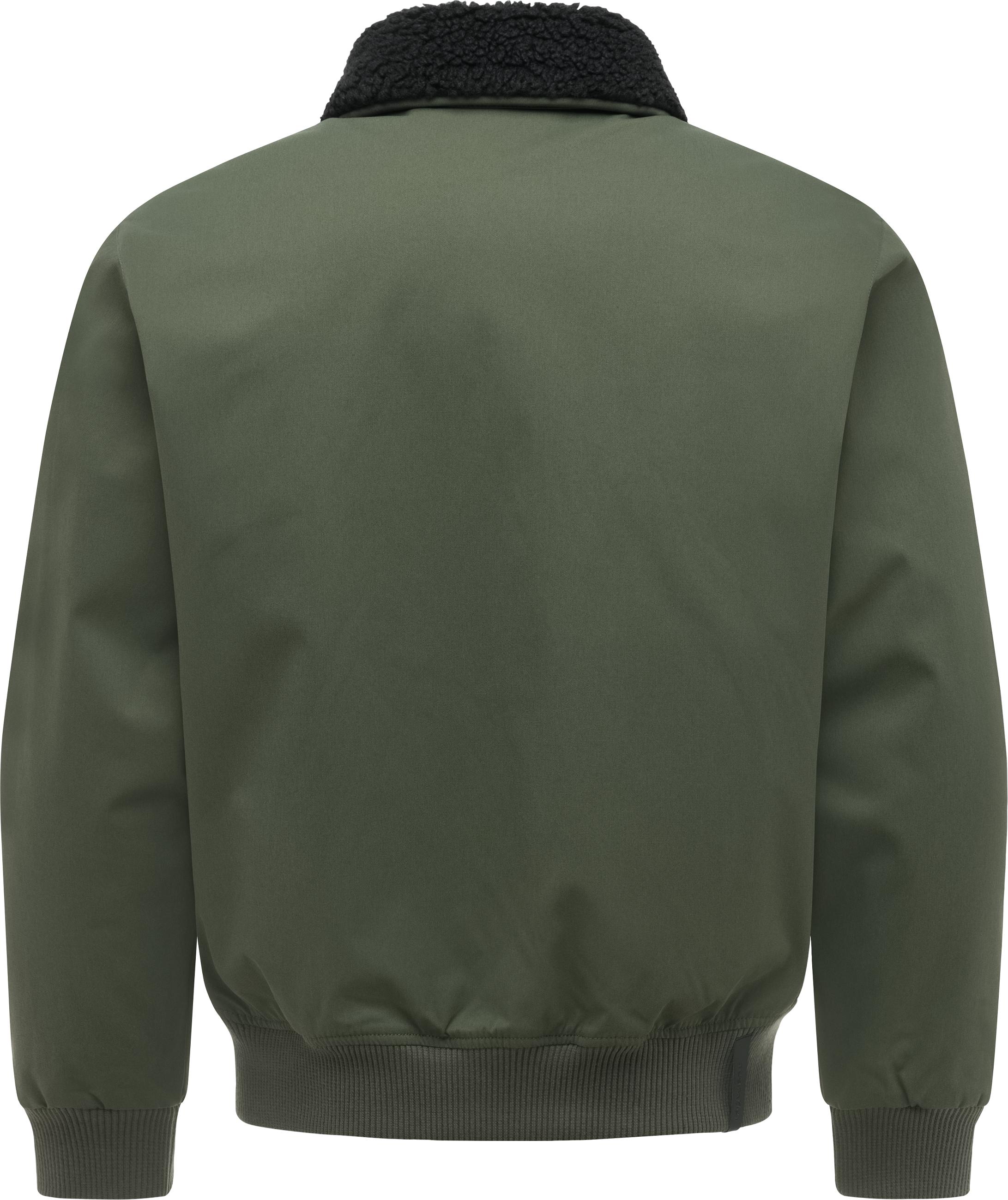 Wasserdichte Winterjacke mit weichem Kragen "Newys Y" Dark Olive