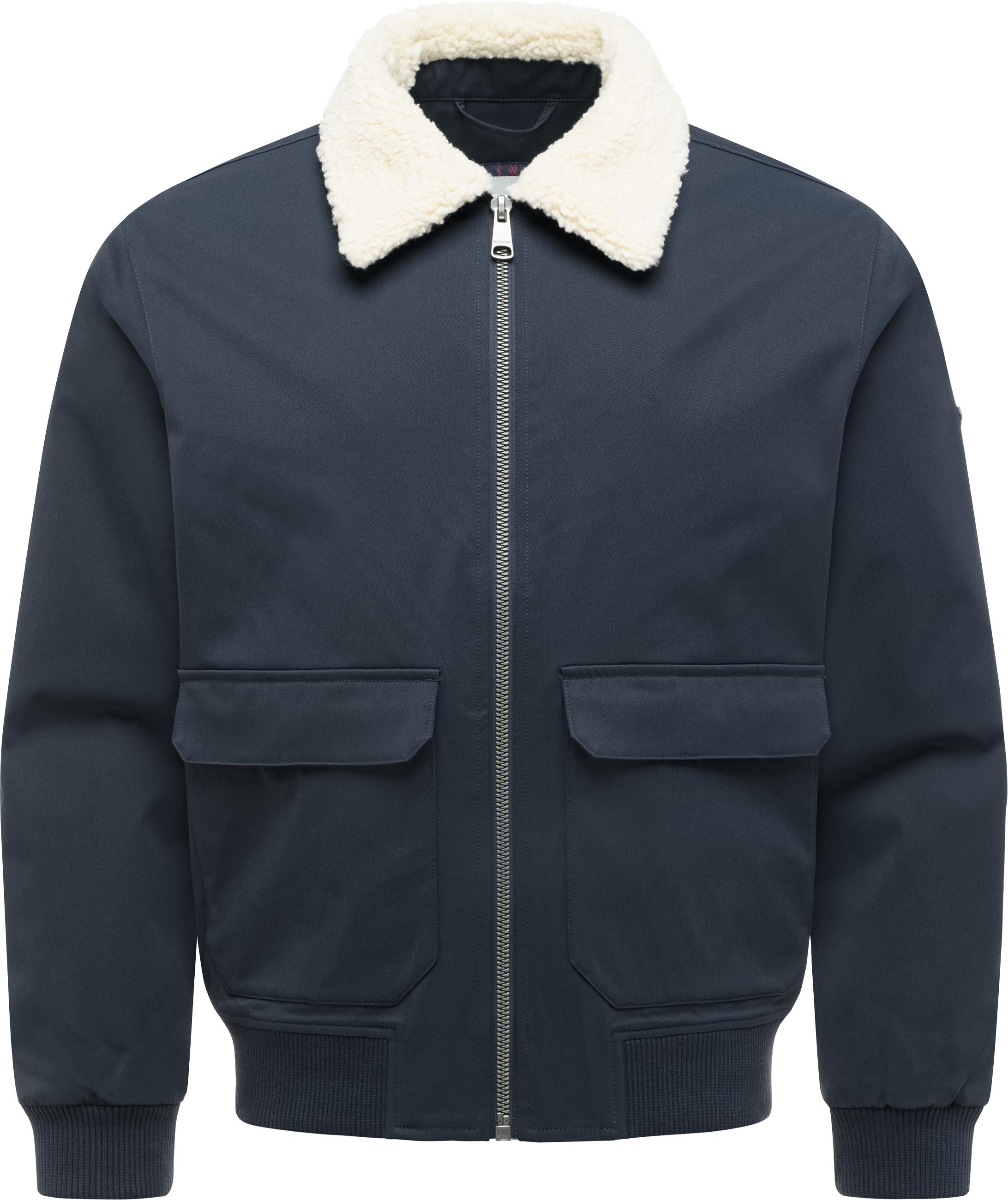 Wasserdichte Winterjacke mit weichem Kragen "Newys Y" Navy