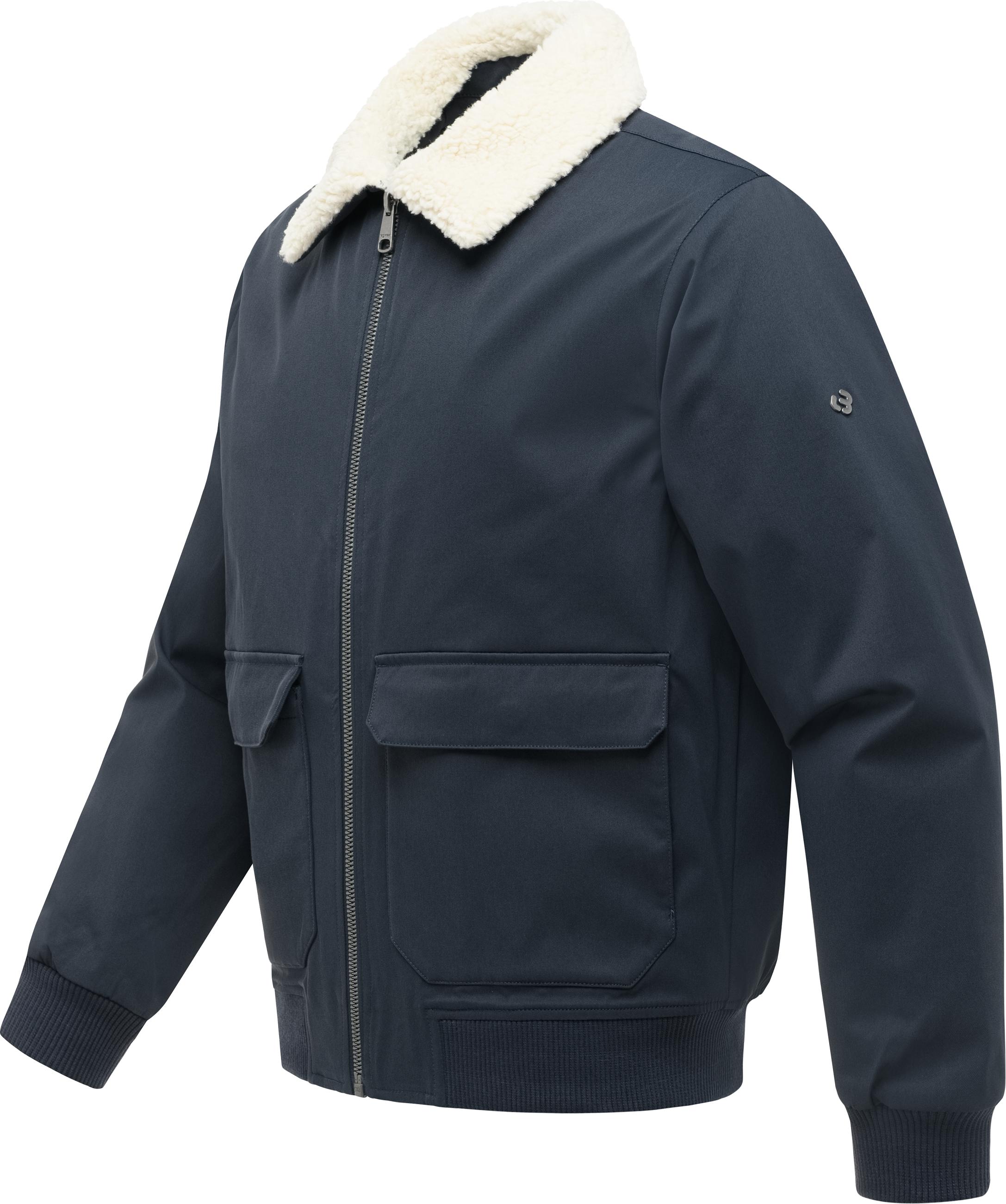 Wasserdichte Winterjacke mit weichem Kragen "Newys Y" Navy