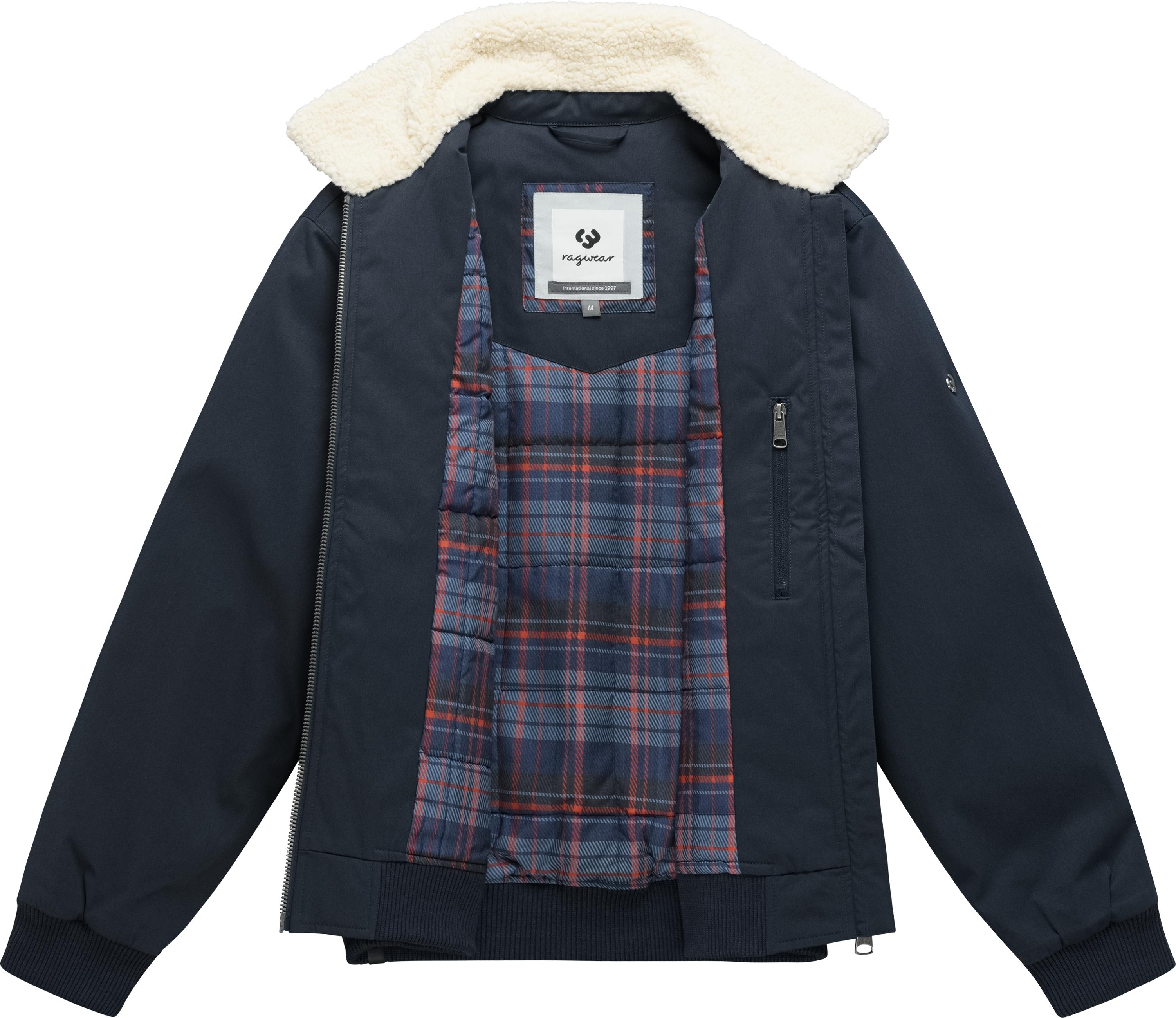 Wasserdichte Winterjacke mit weichem Kragen "Newys Y" Navy
