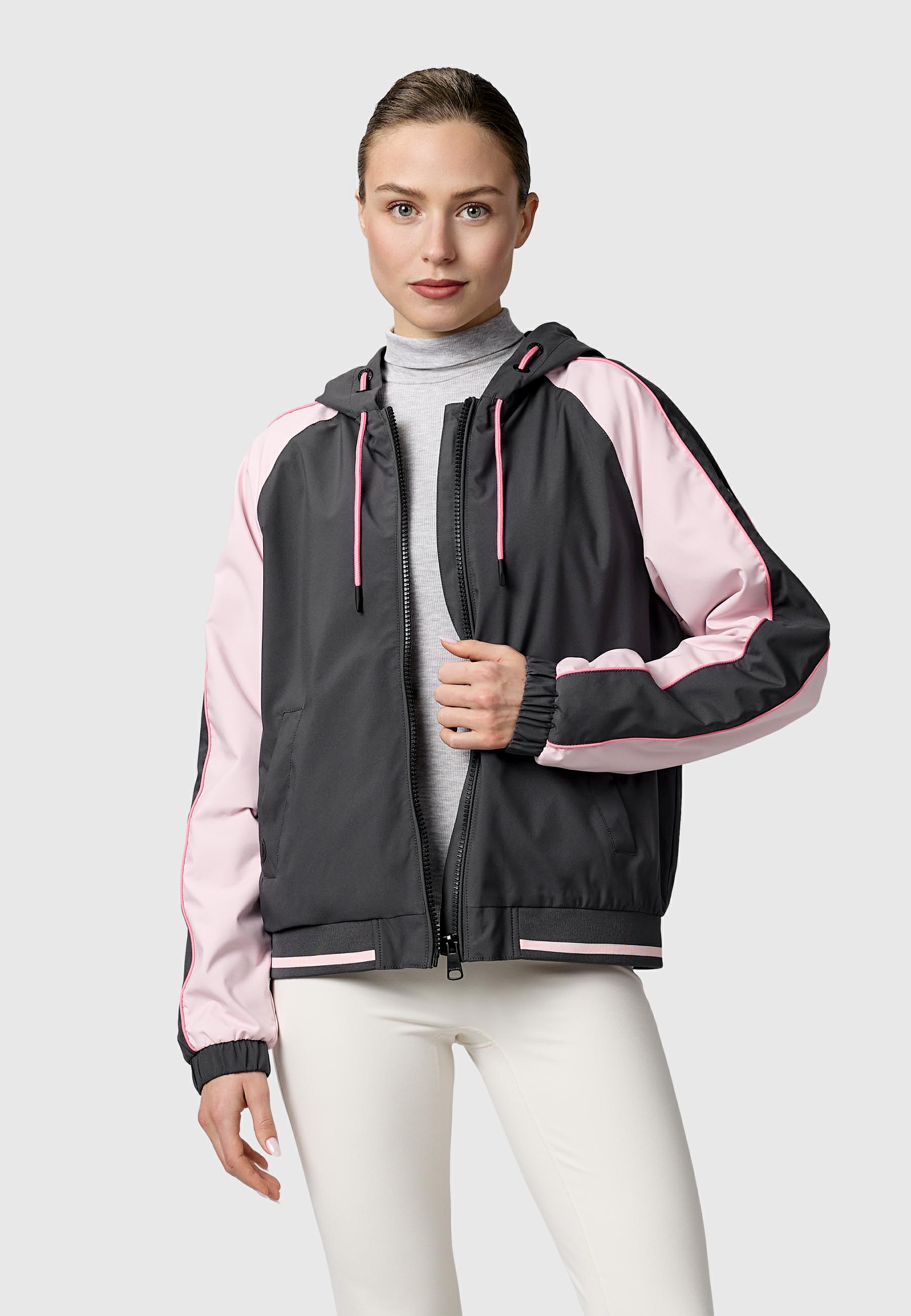 Sportliche Übergangsjacke mit Kapuze "Nicandra Sporty YOUMODO" Dark Grey