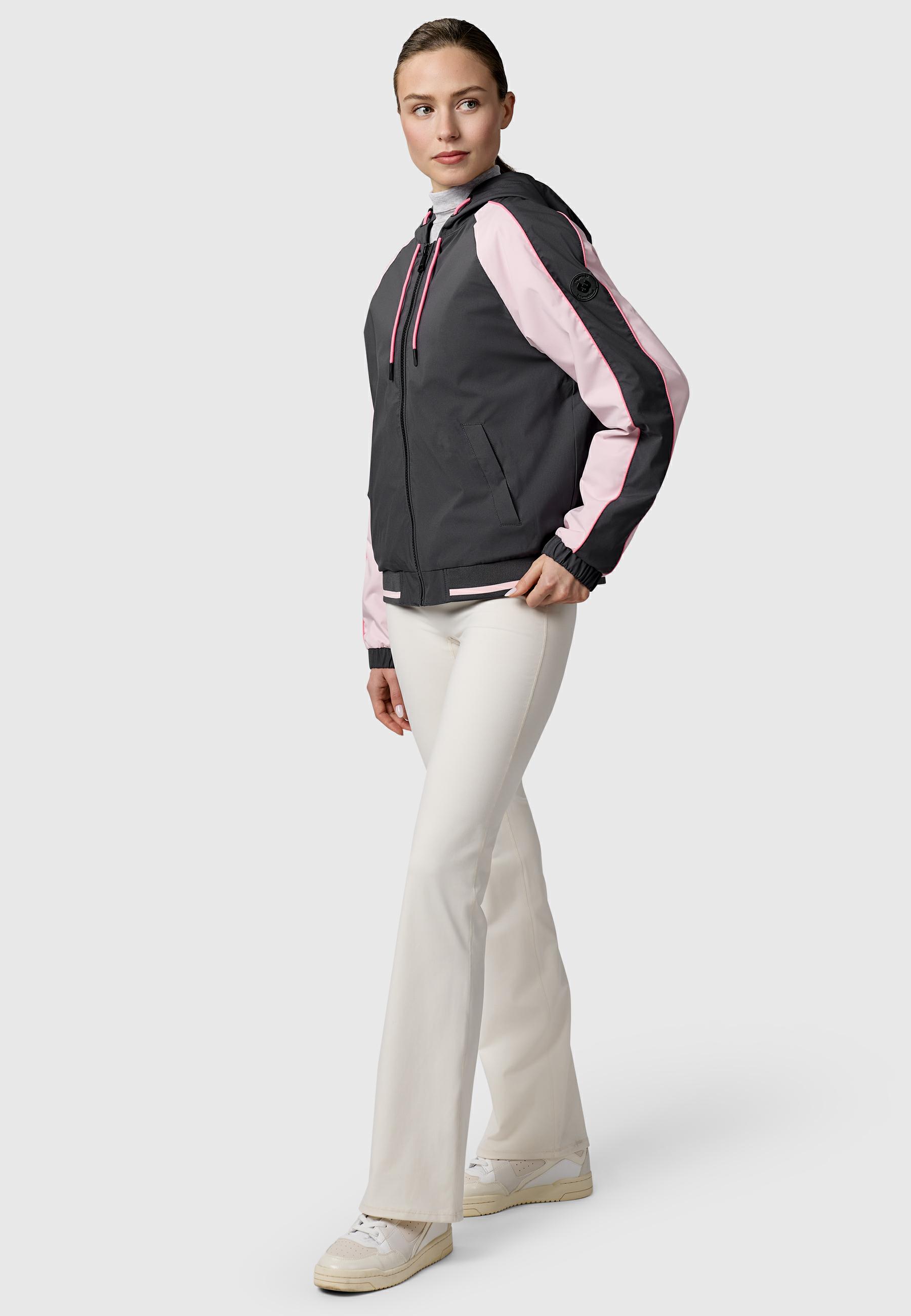 Sportliche Übergangsjacke mit Kapuze "Nicandra Sporty YOUMODO" Dark Grey