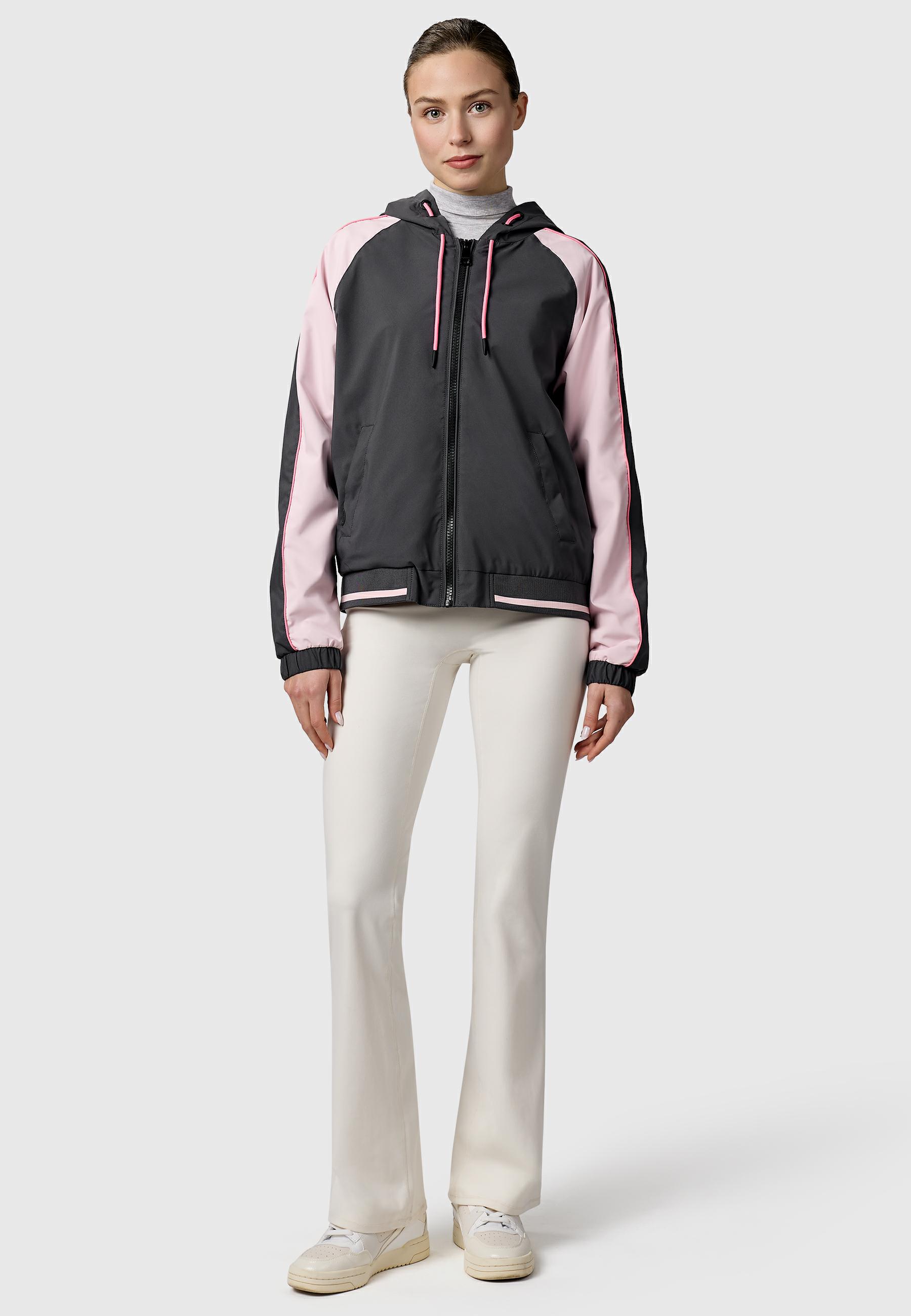 Sportliche Übergangsjacke mit Kapuze "Nicandra Sporty YOUMODO" Dark Grey