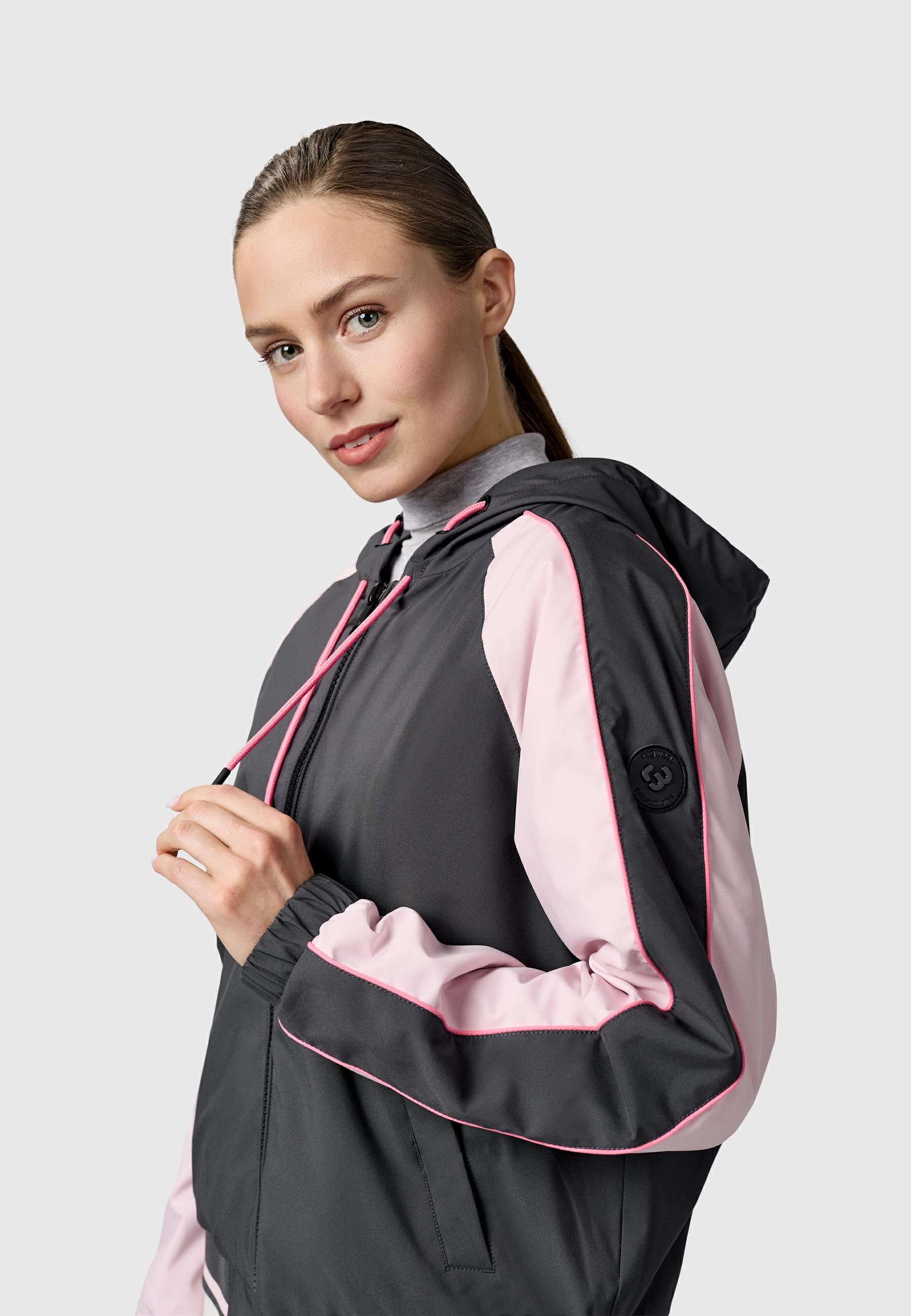 Sportliche Übergangsjacke mit Kapuze "Nicandra Sporty YOUMODO" Dark Grey