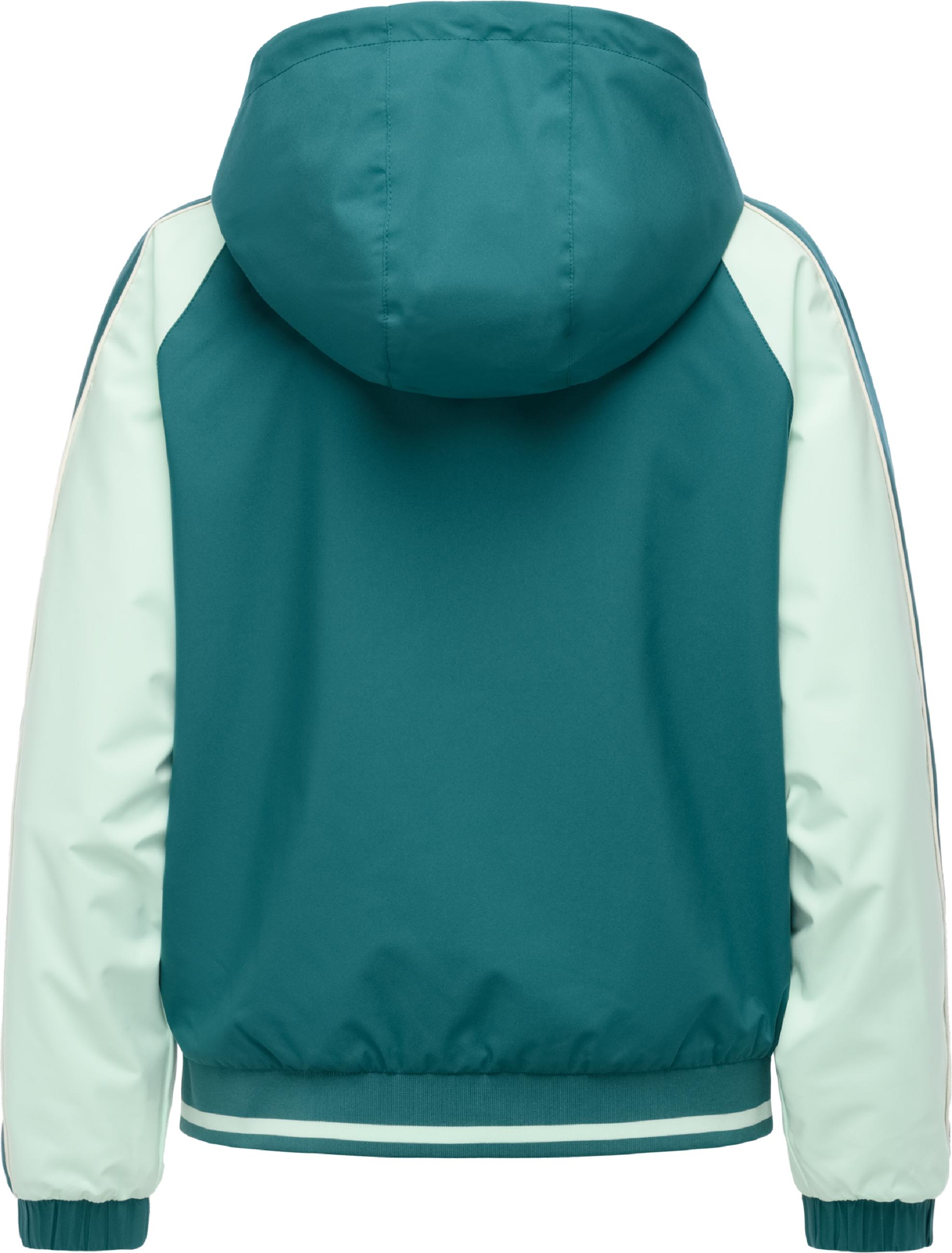Sportliche Übergangsjacke mit Kapuze "Nicandra Sporty YOUMODO" Ocean Green