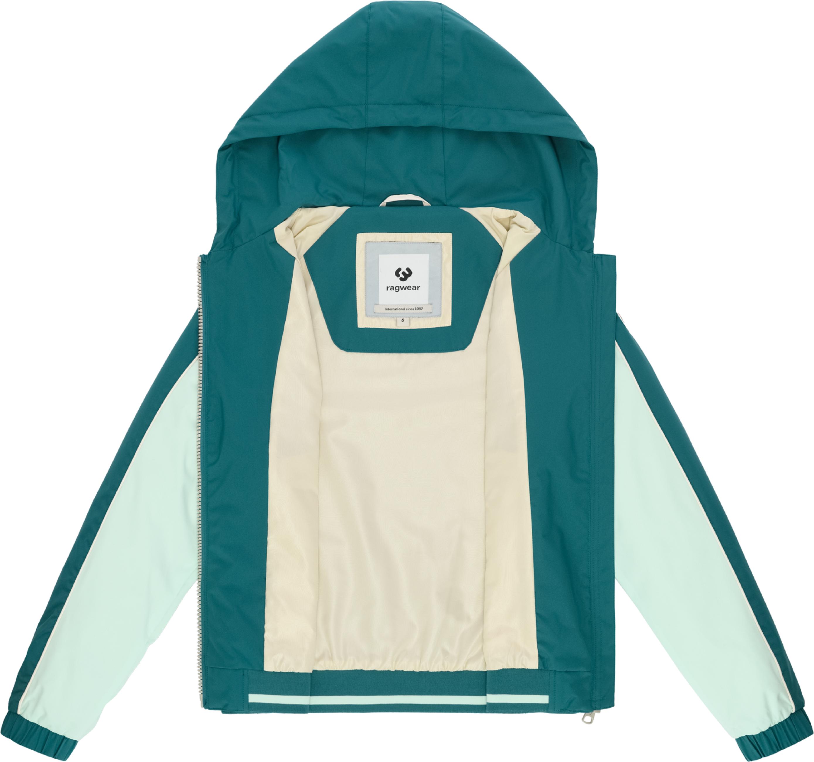 Sportliche Übergangsjacke mit Kapuze "Nicandra Sporty YOUMODO" Ocean Green