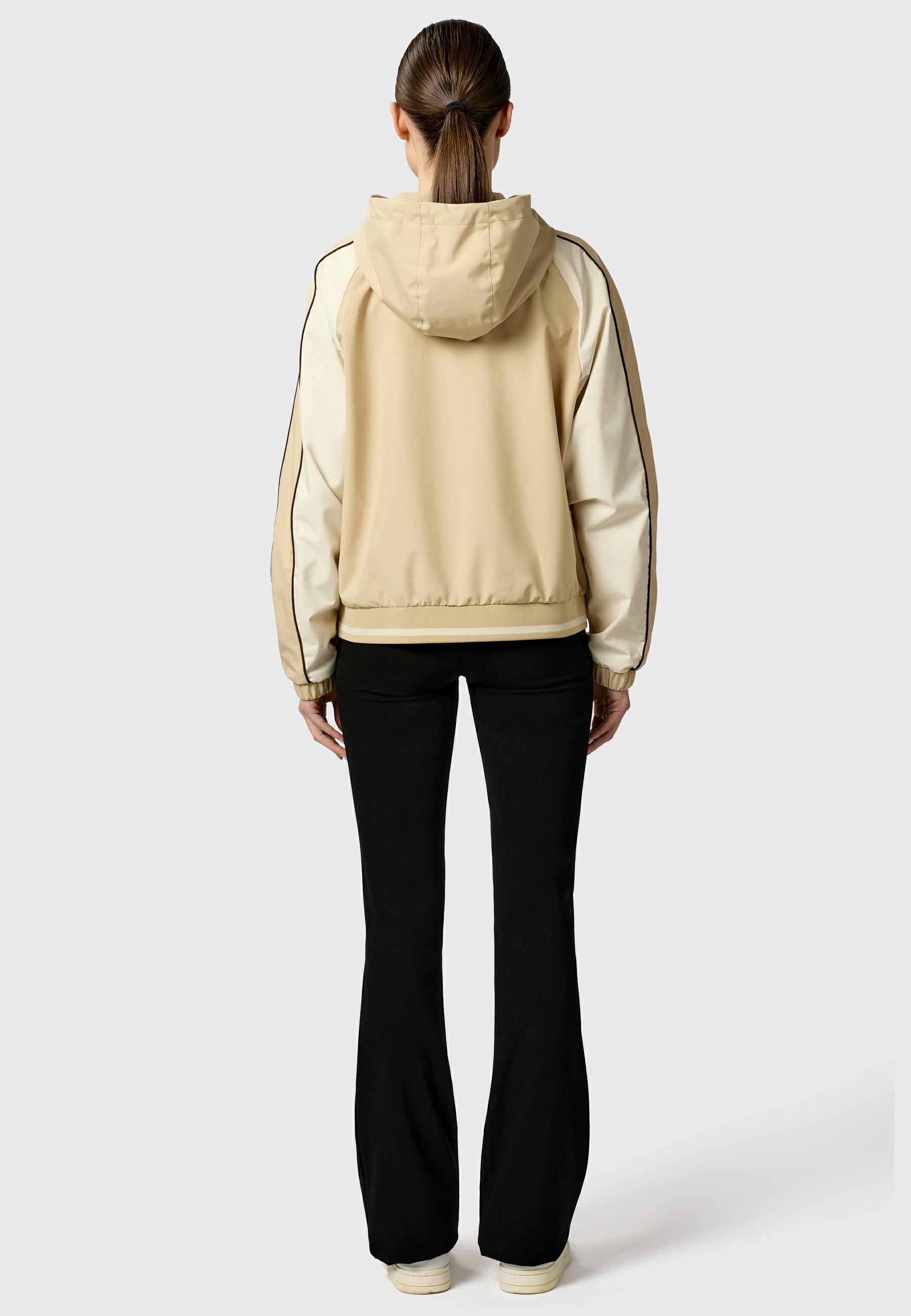 Sportliche Übergangsjacke mit Kapuze "Nicandra Sporty YOUMODO" Sand