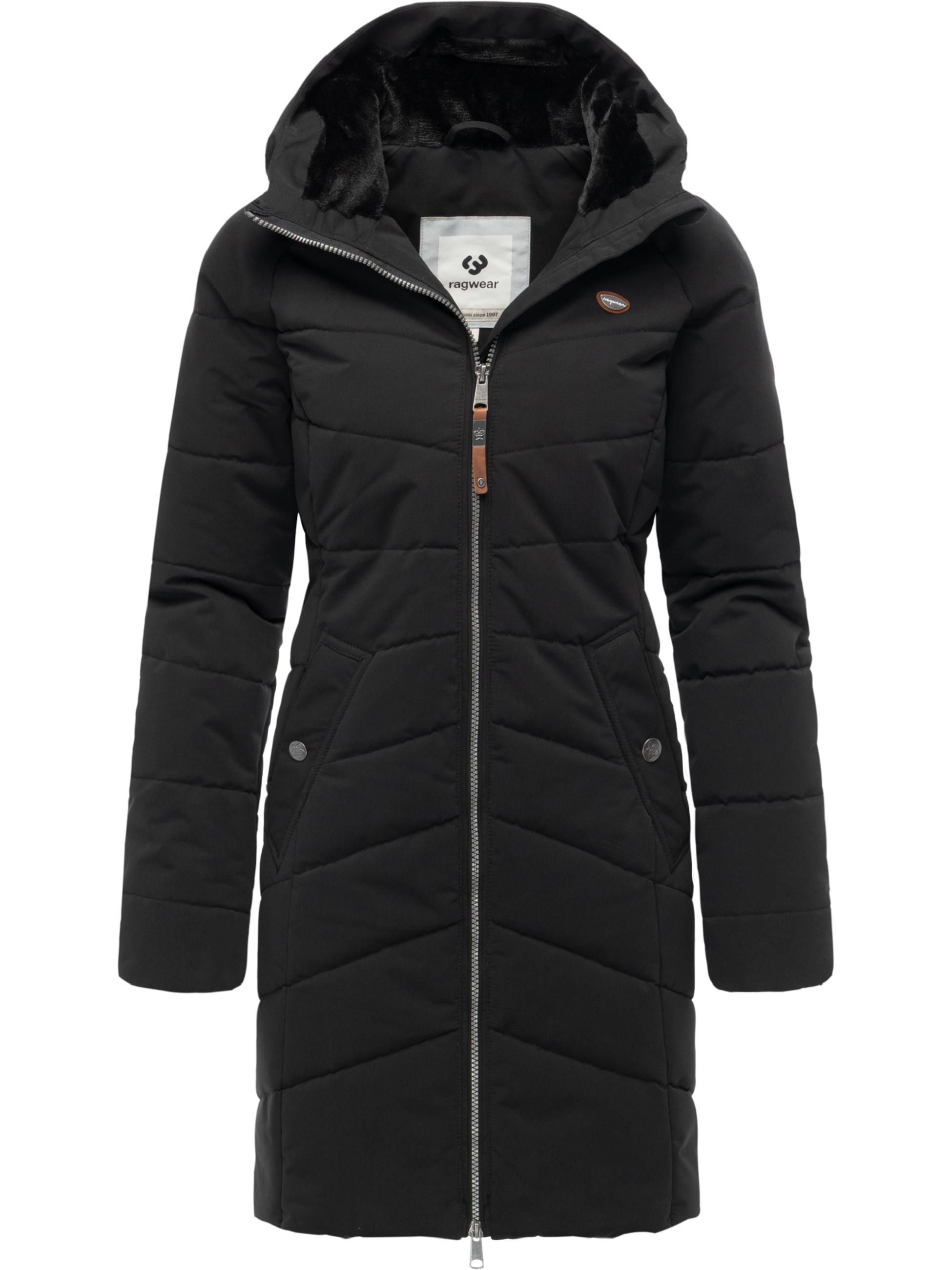 Winter Steppmantel mit Kapuze "Noita YOUMODO" Black