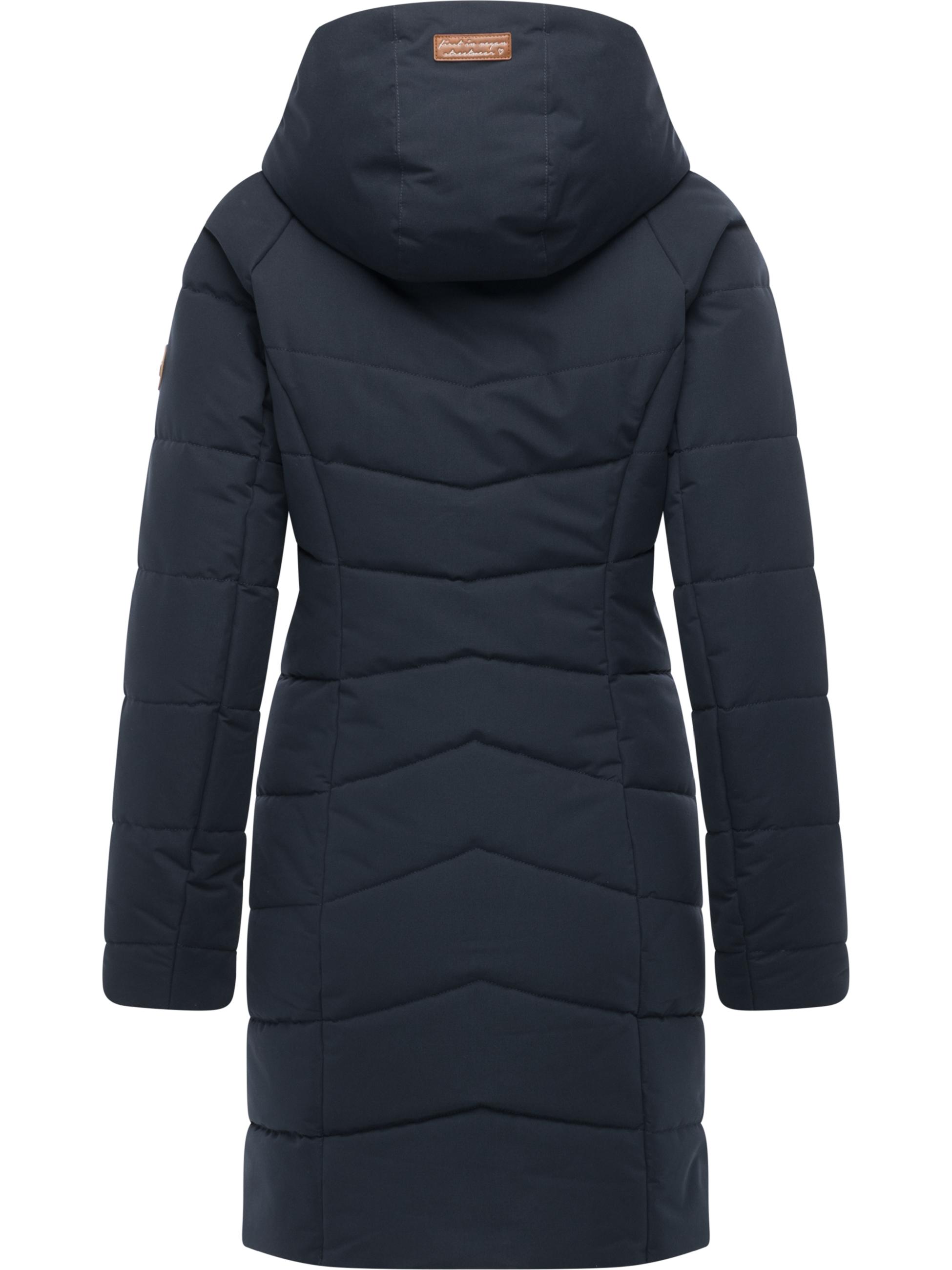 Winter Steppmantel mit Kapuze "Noita YOUMODO" Navy