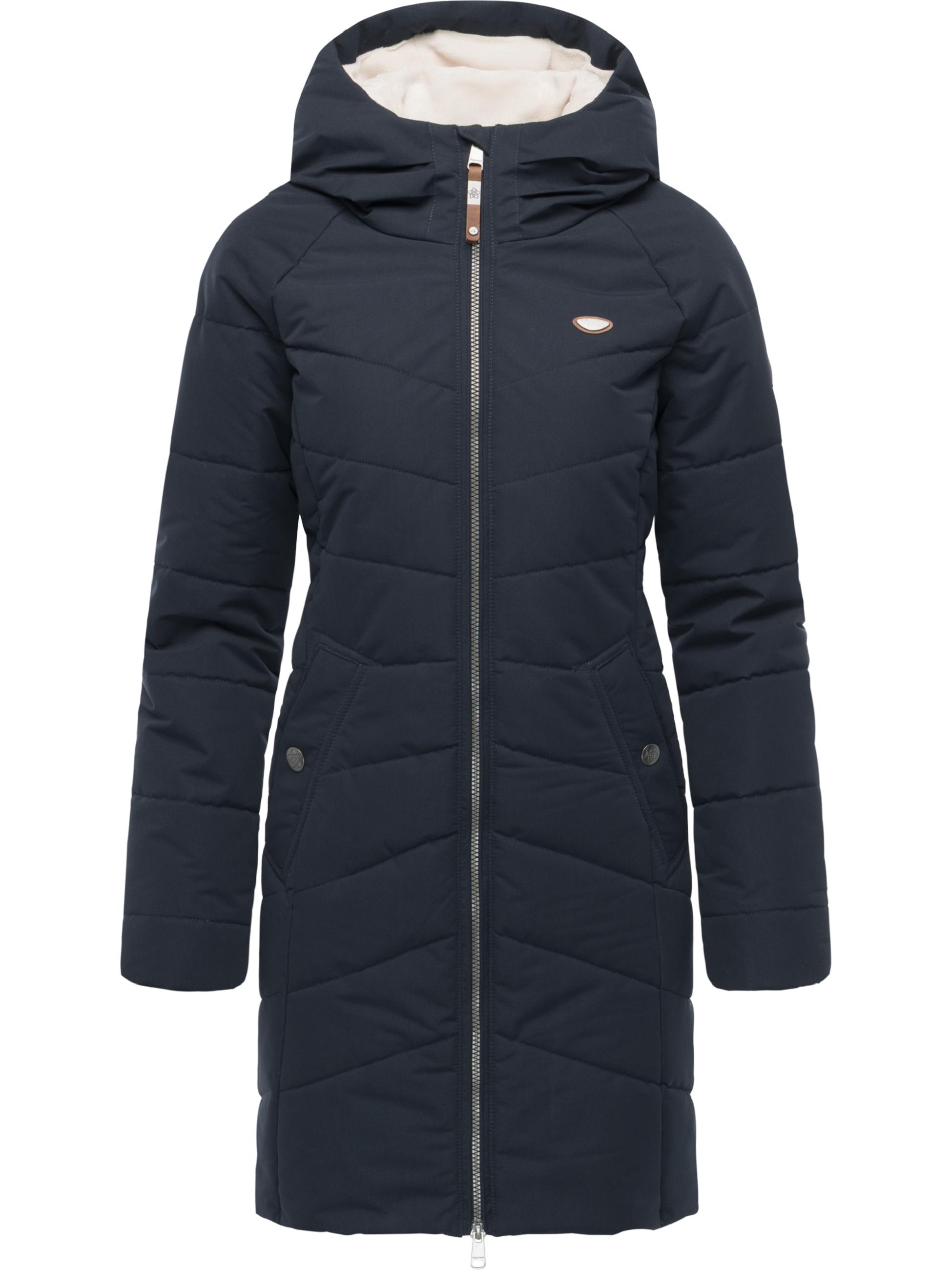 Winter Steppmantel mit Kapuze "Noita YOUMODO" Navy