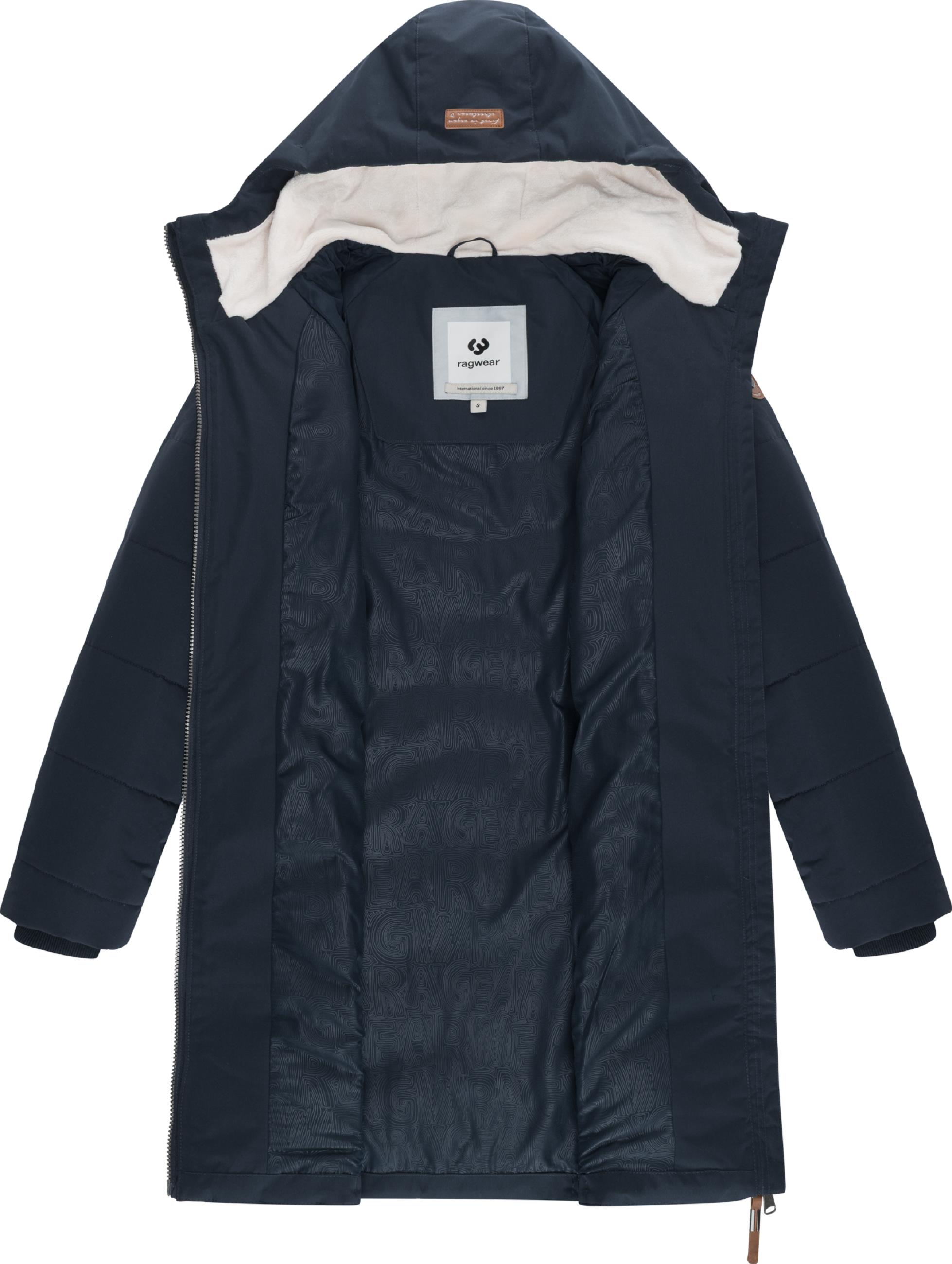 Winter Steppmantel mit Kapuze "Noita YOUMODO" Navy