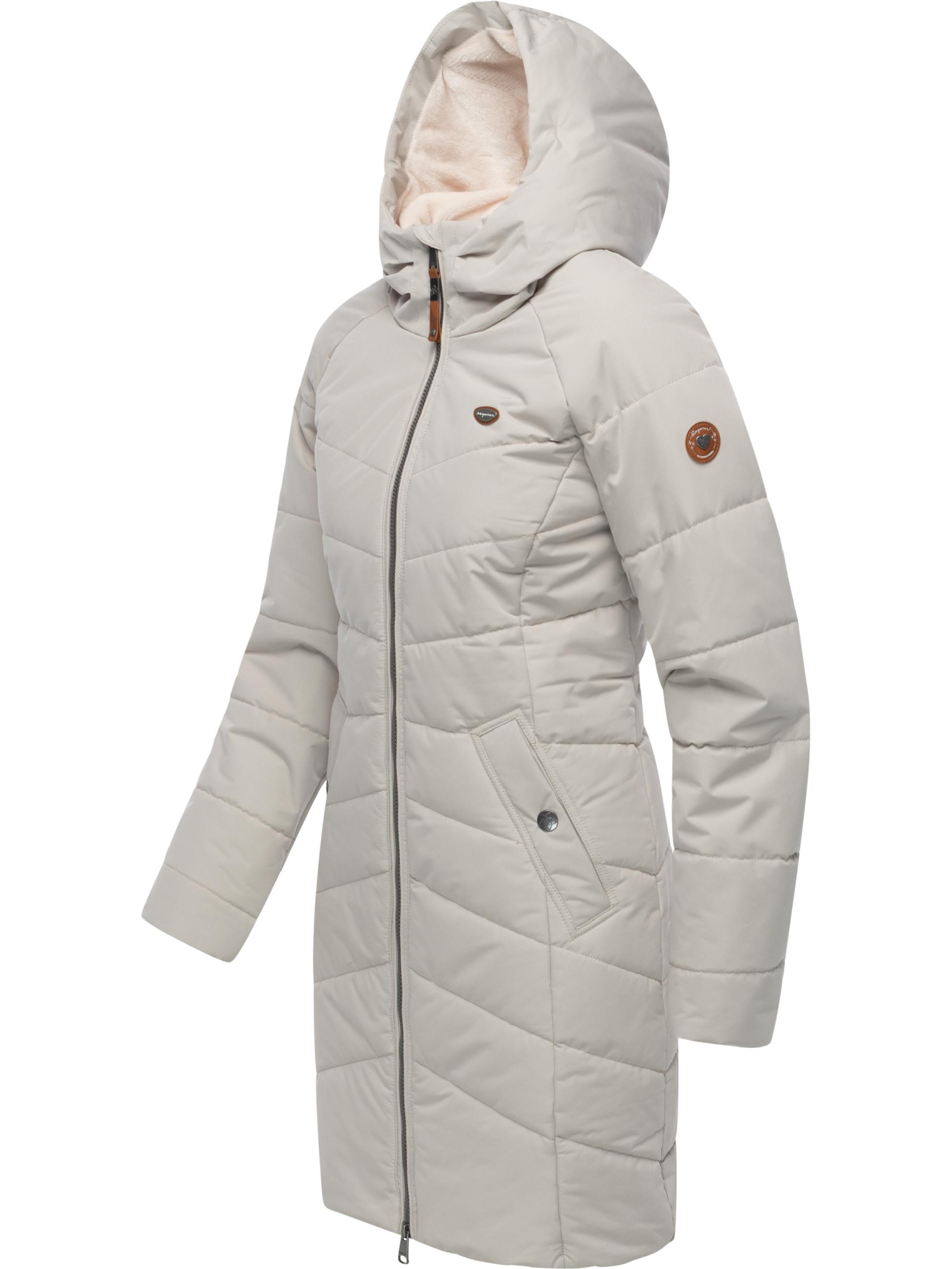 Winter Steppmantel mit Kapuze "Noita YOUMODO" Zinc