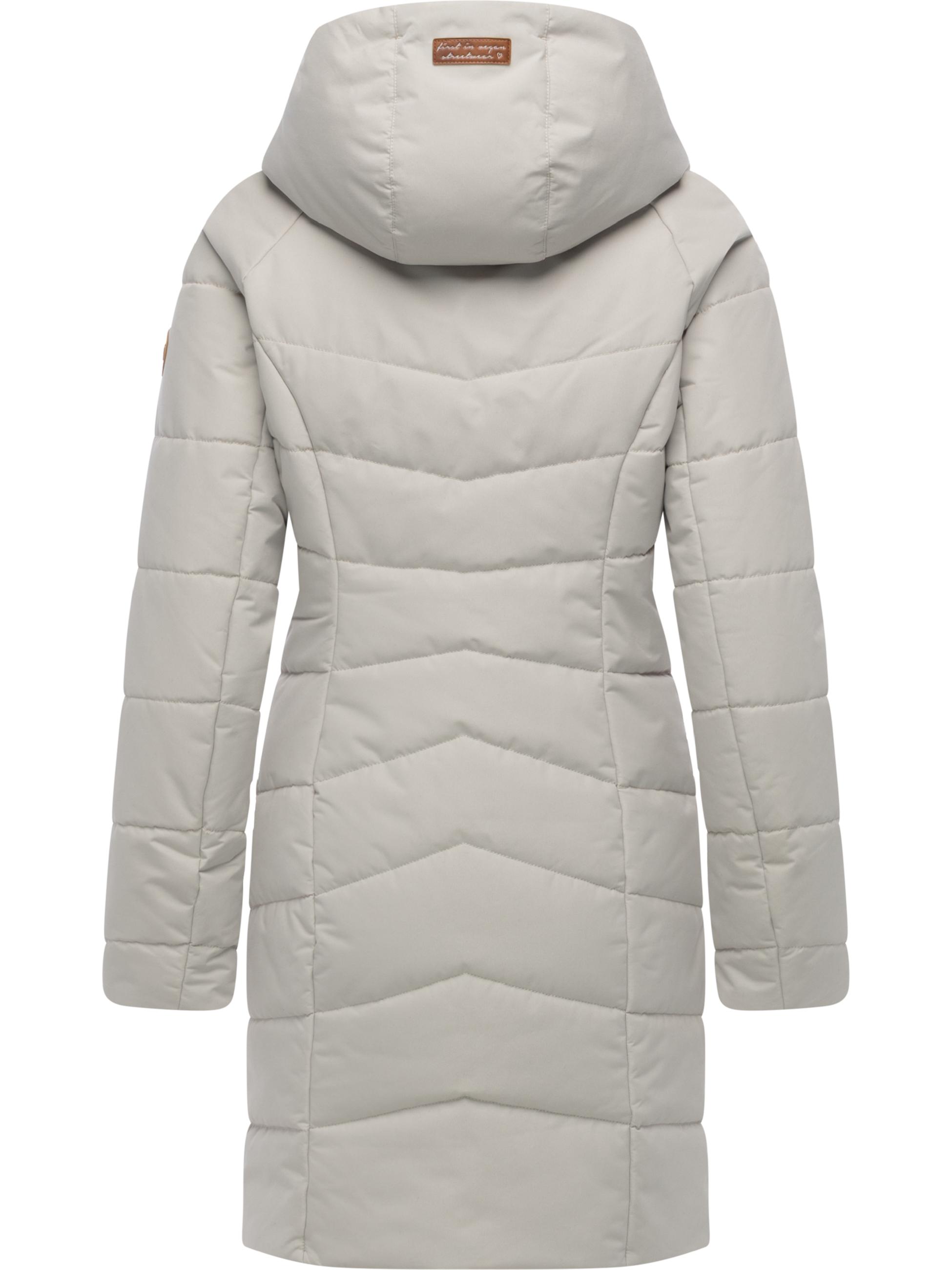 Winter Steppmantel mit Kapuze "Noita YOUMODO" Zinc