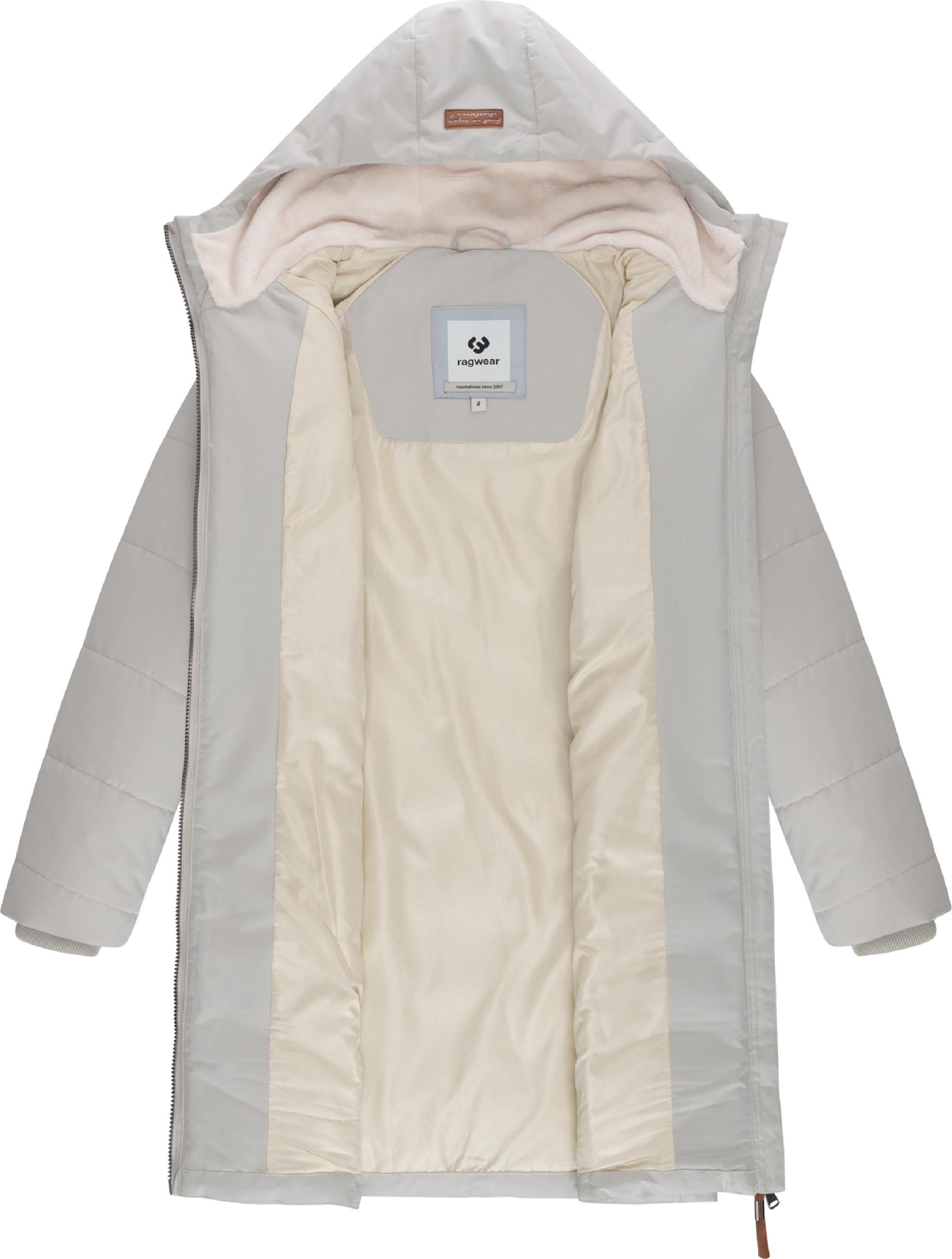 Winter Steppmantel mit Kapuze "Noita YOUMODO" Zinc