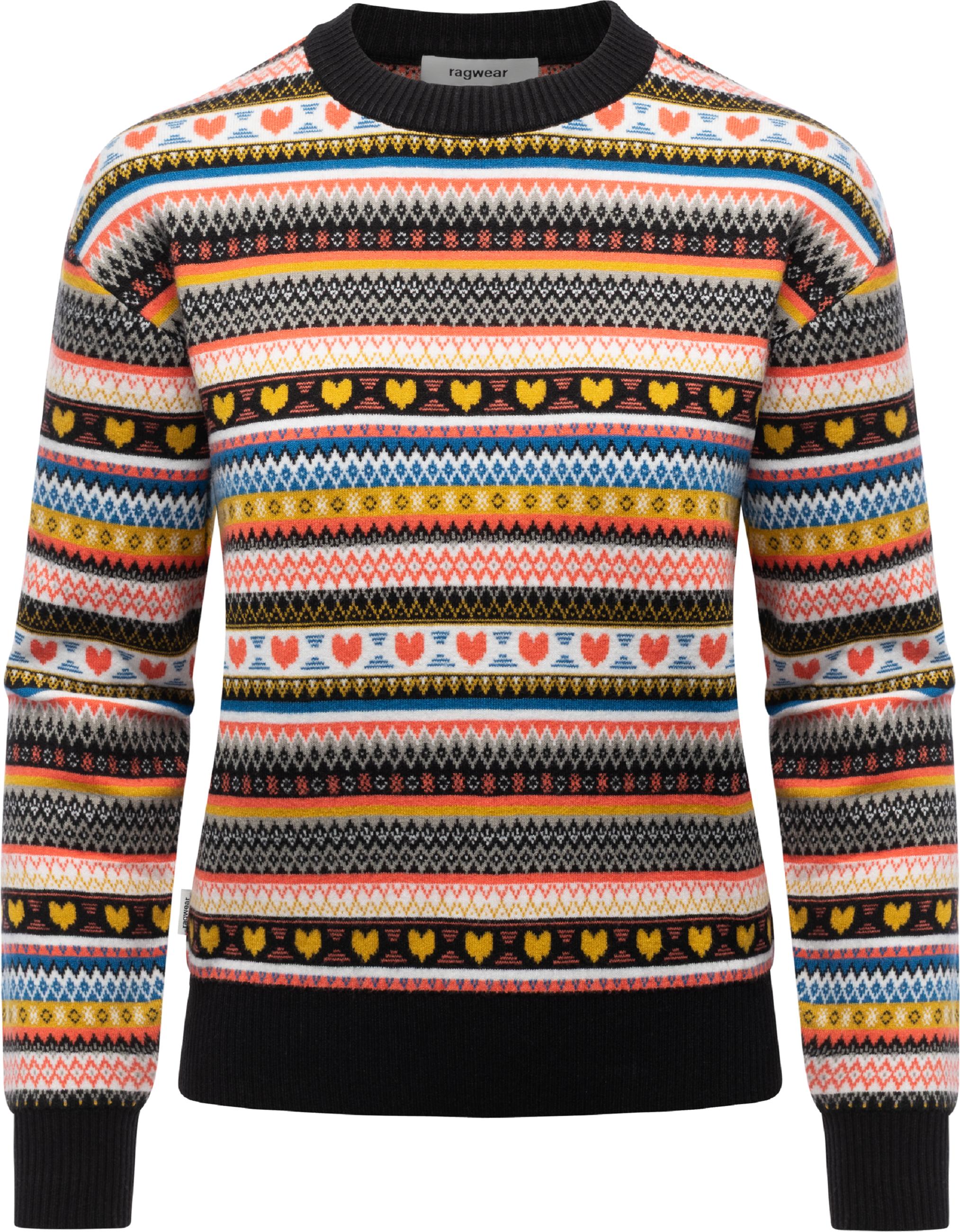 Gemusterter Strickpullover "Nordeena" Multi Combo