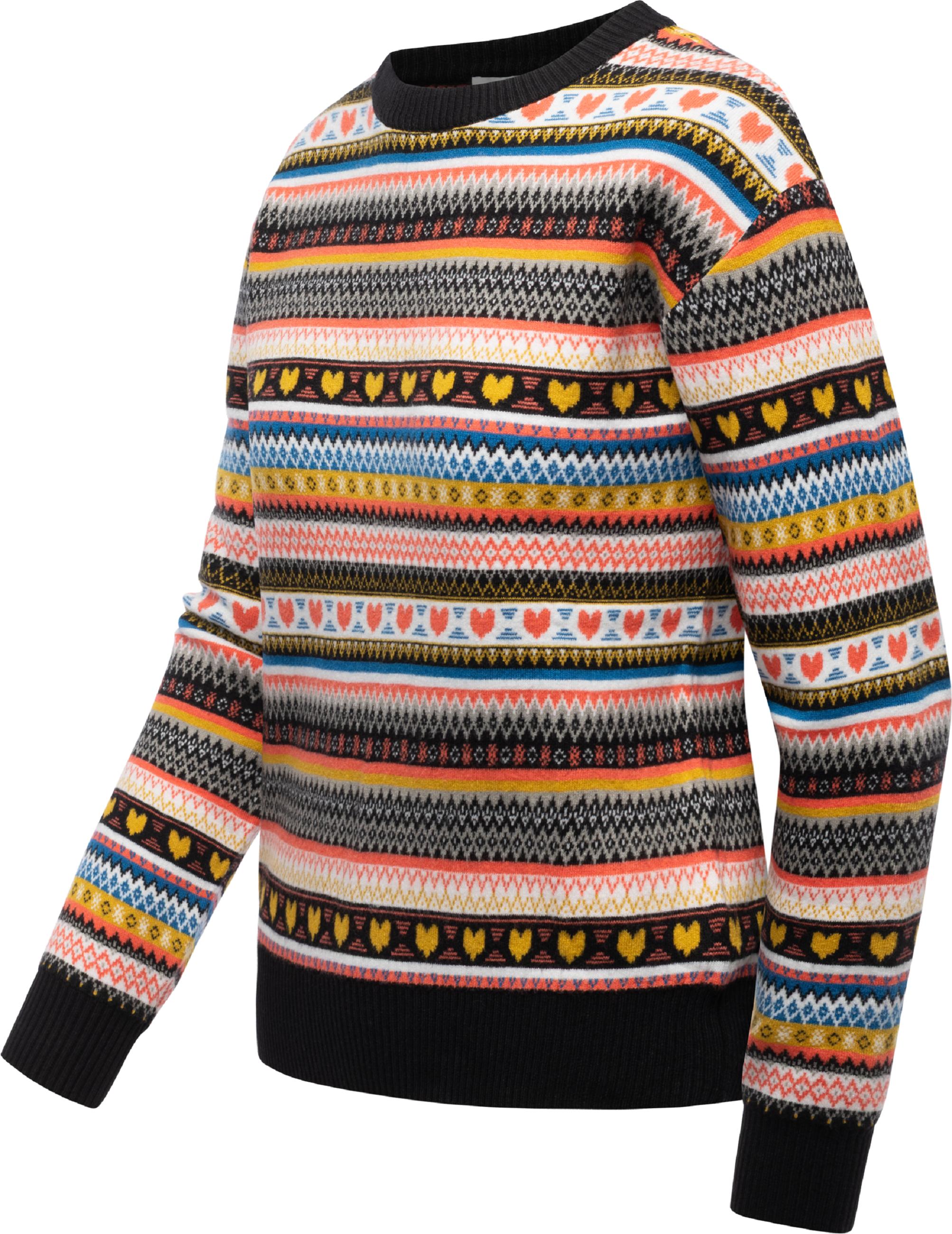 Gemusterter Strickpullover "Nordeena" Multi Combo