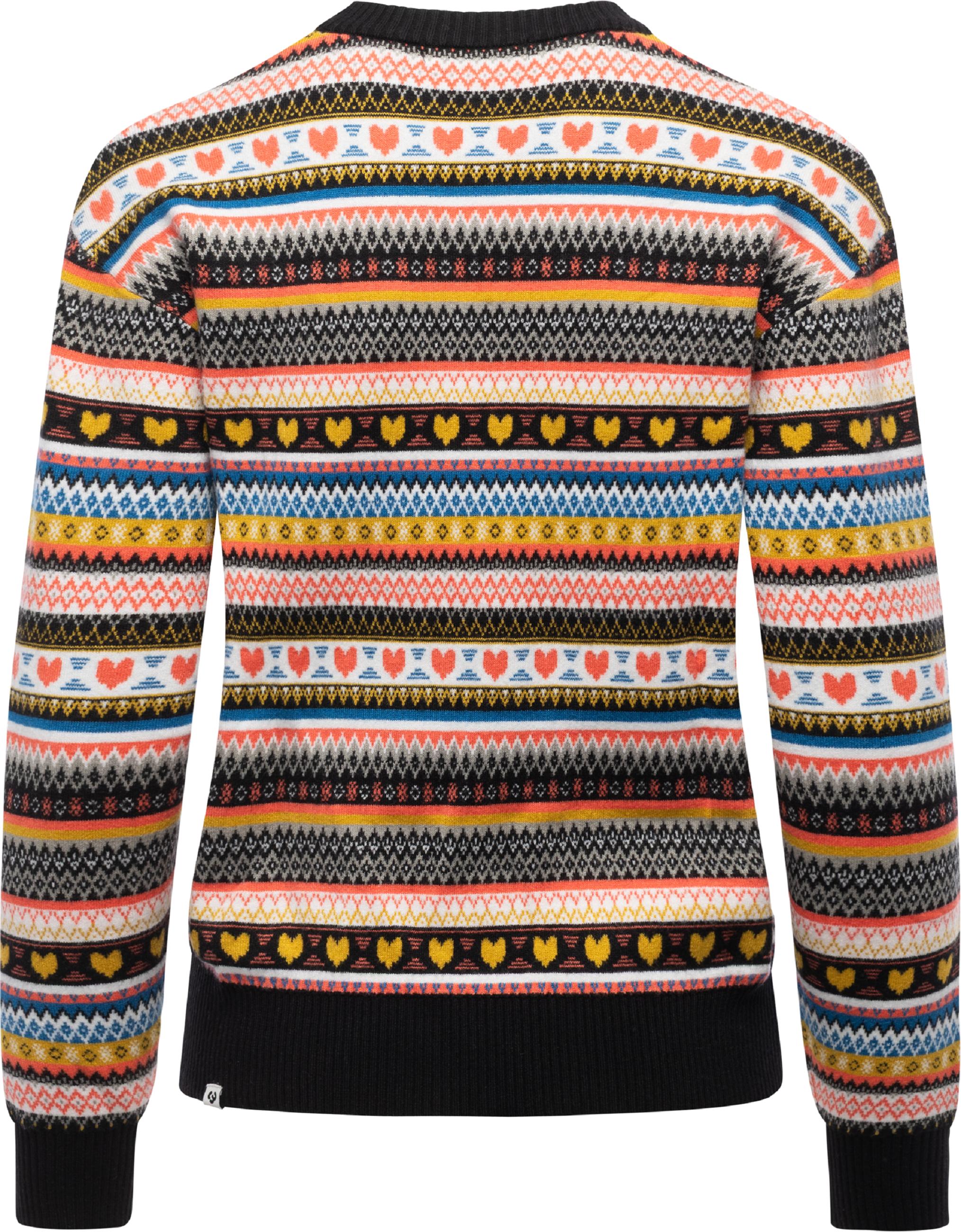 Gemusterter Strickpullover "Nordeena" Multi Combo