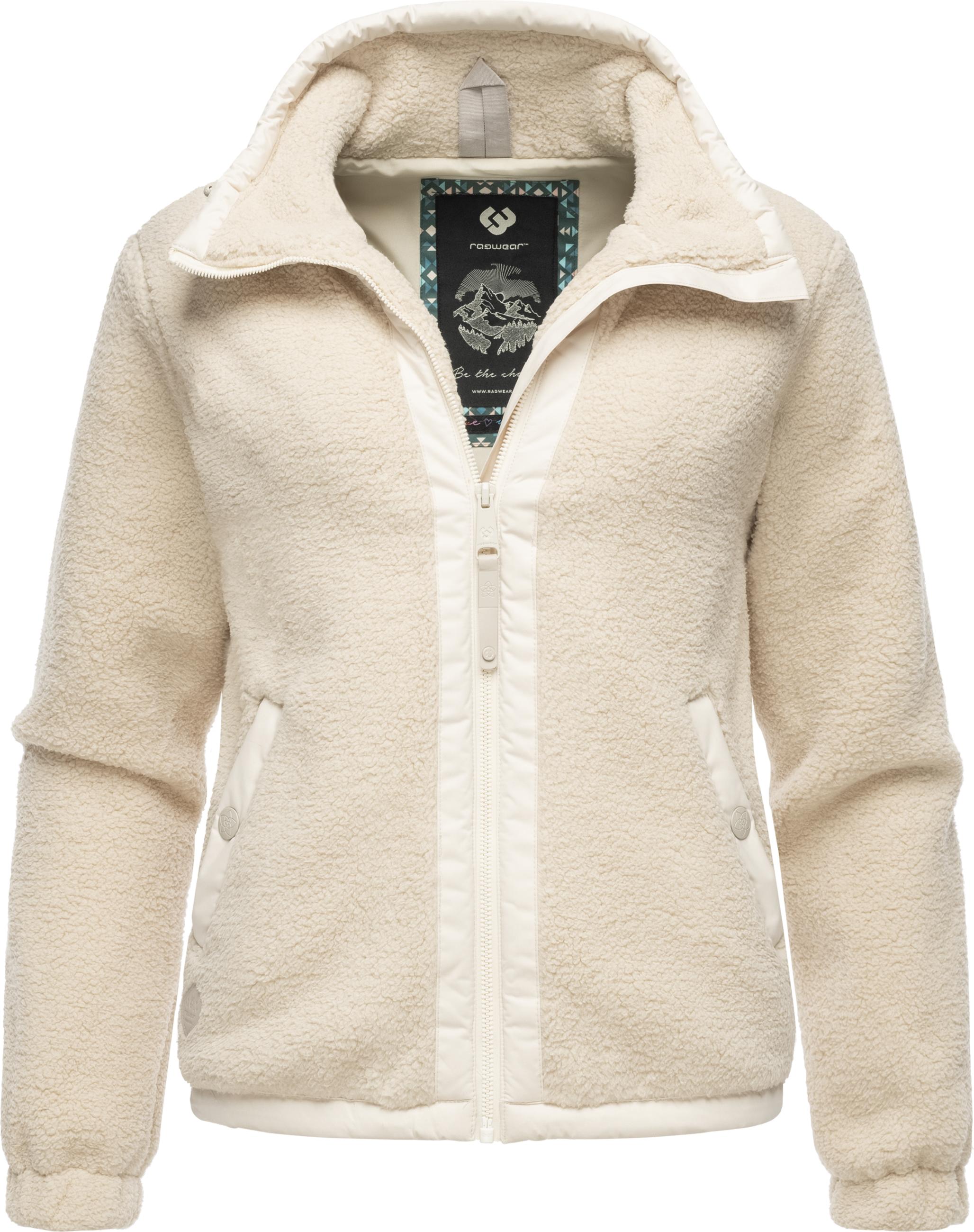 Fleecejacke mit hohem Kragen "Nordicka" Beige