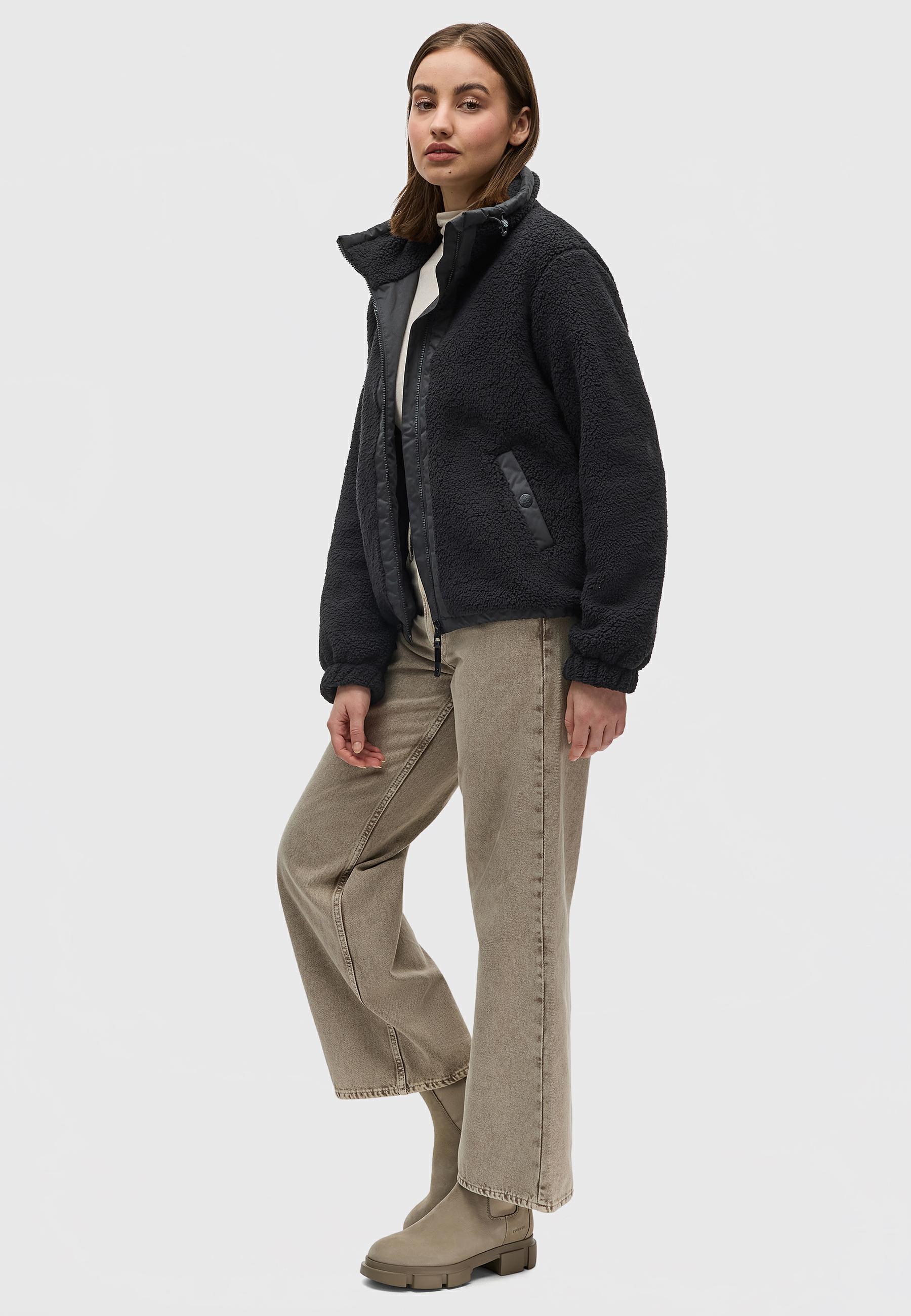 Fleecejacke mit hohem Kragen "Nordicka" Black24
