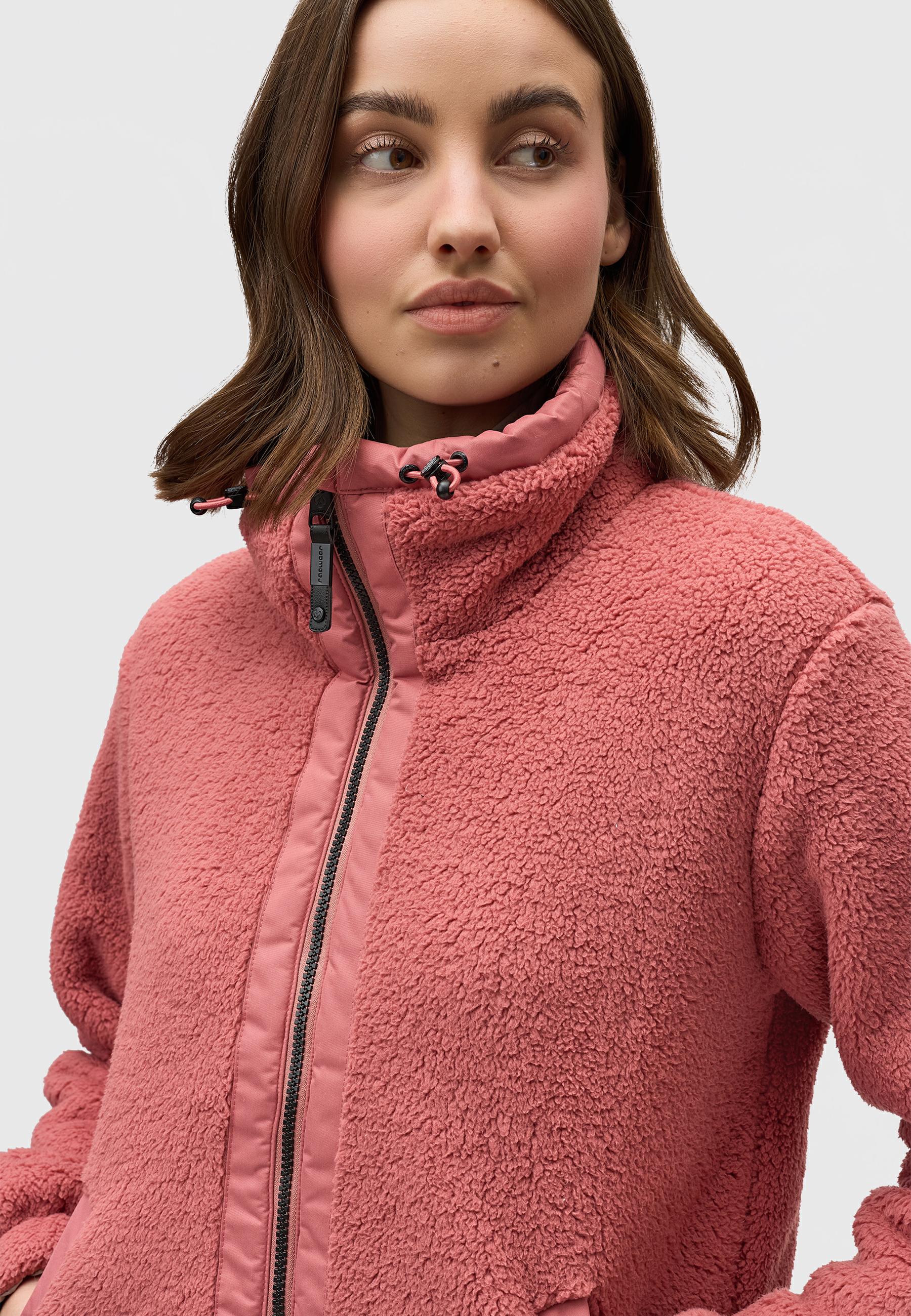 Fleecejacke mit hohem Kragen 'Nordicka' Old Pink24