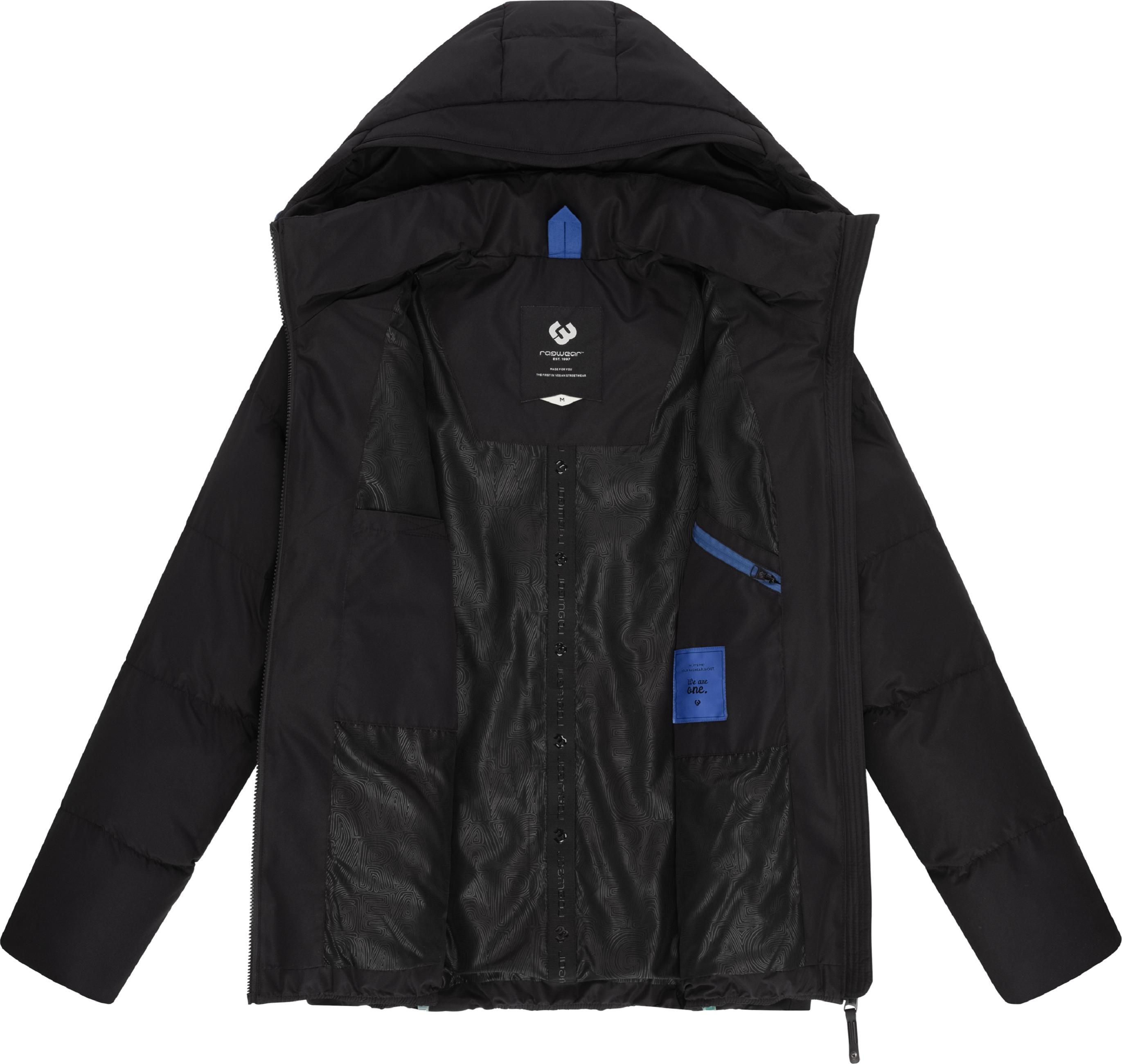 Warme Winter Steppjacke "Norg" Black