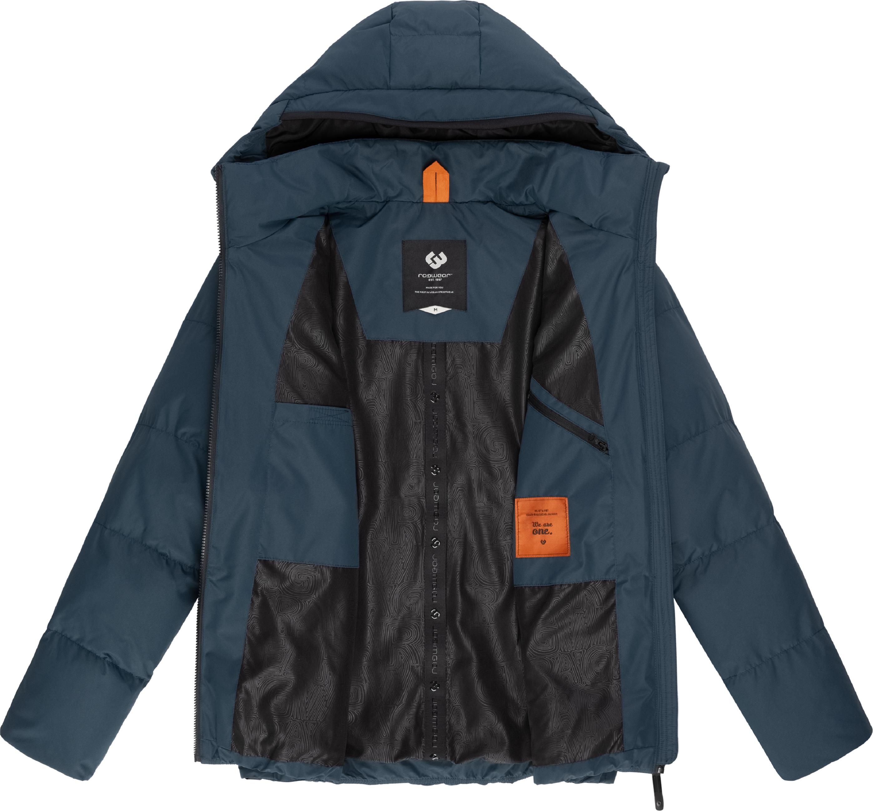 Warme Winter Steppjacke "Norg" Night Blue