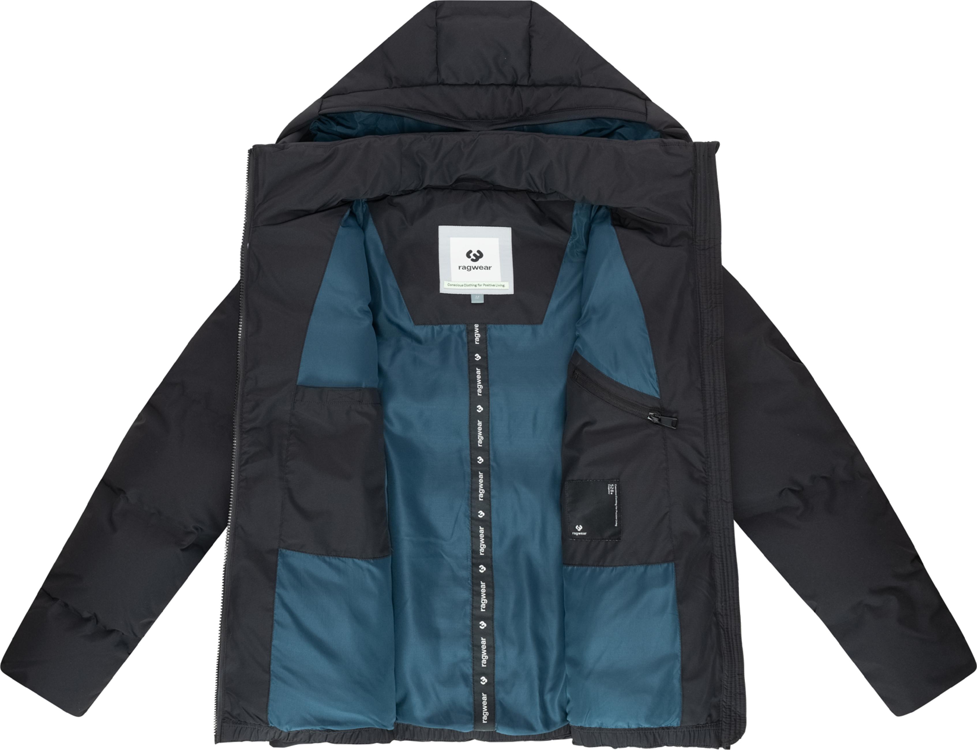 Winter Steppjacke mit Kapuze "Norgos" Black