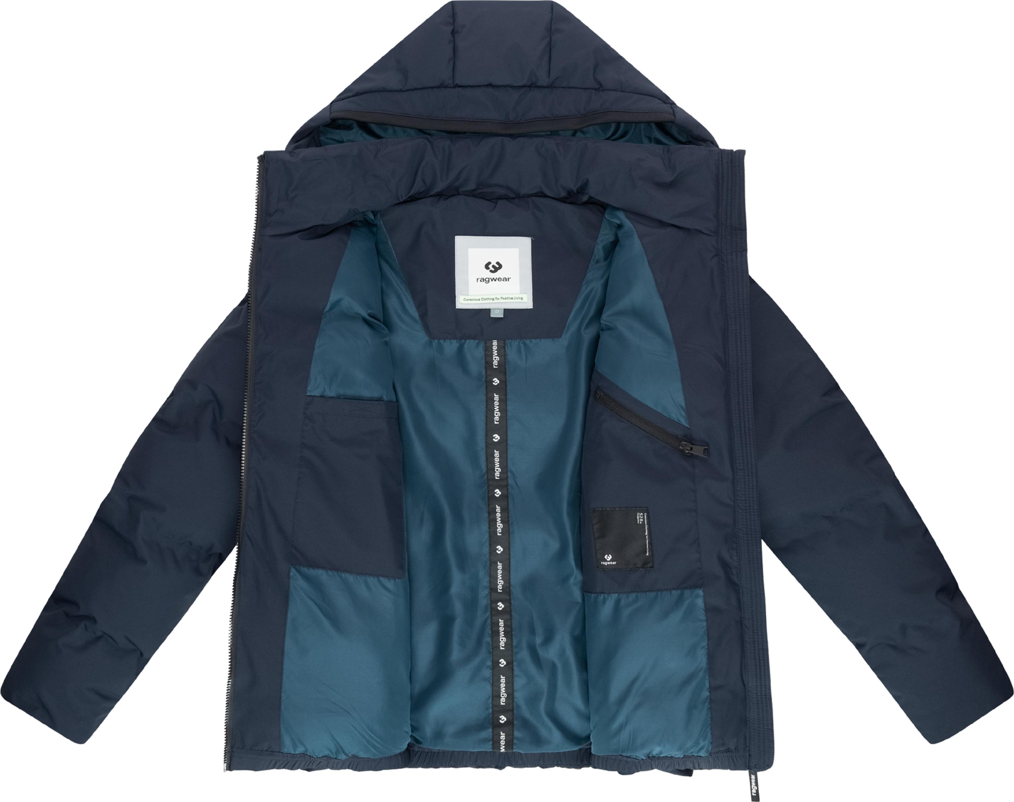 Winter Steppjacke mit Kapuze "Norgos" Navy