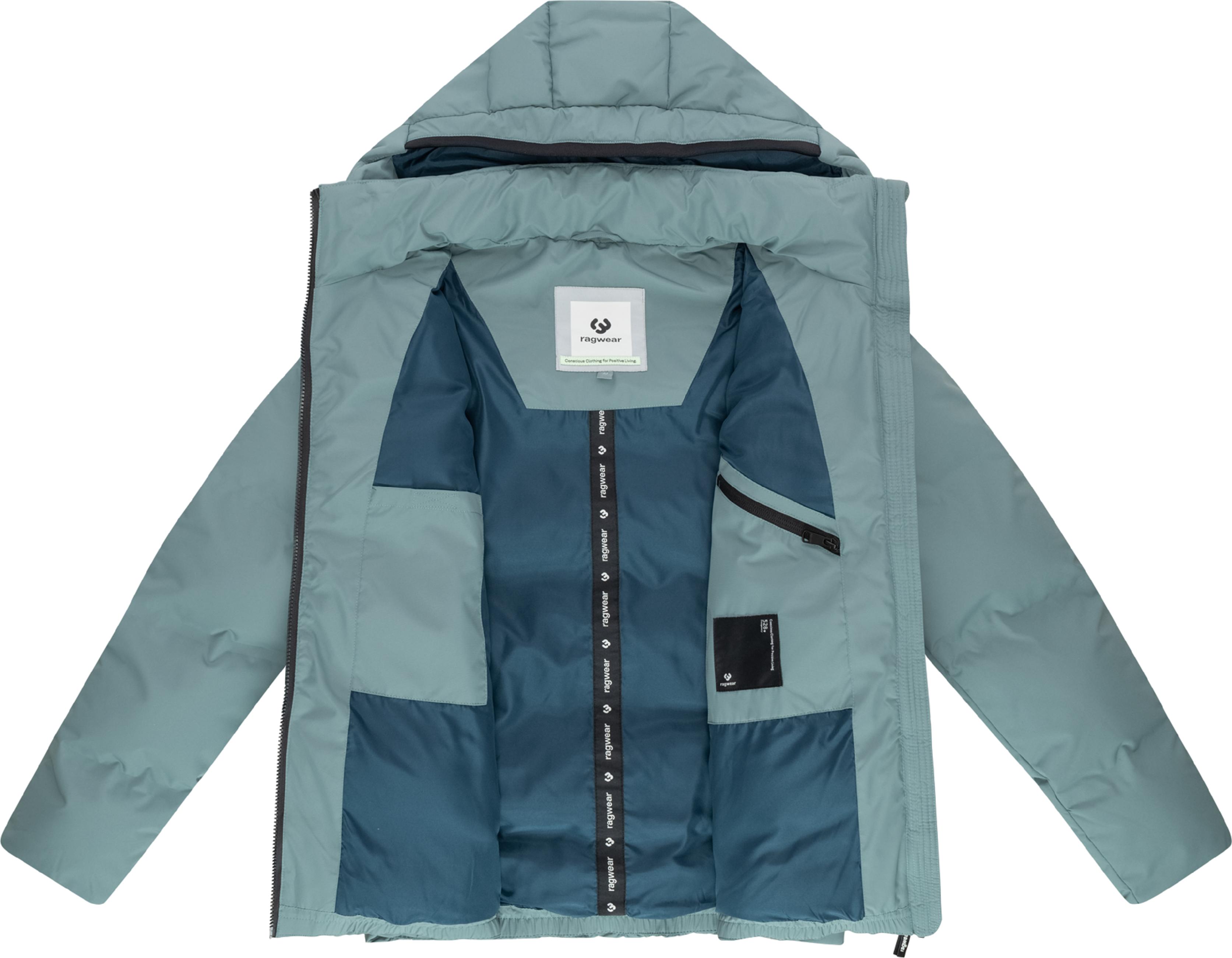 Winter Steppjacke mit Kapuze "Norgos" Stone Blue