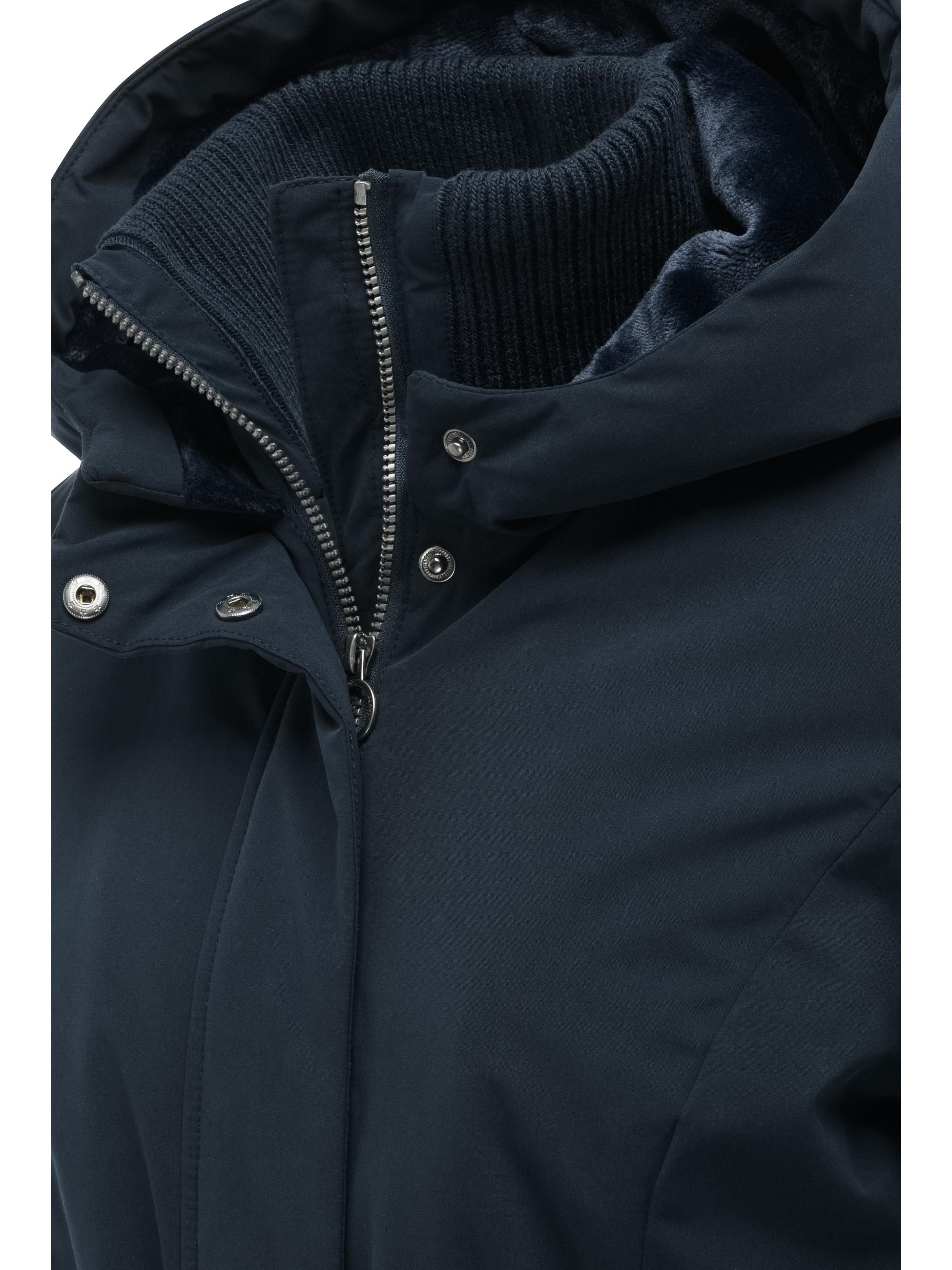 Winter Kurzmantel mit Taillengürtel "Northe Y" Navy