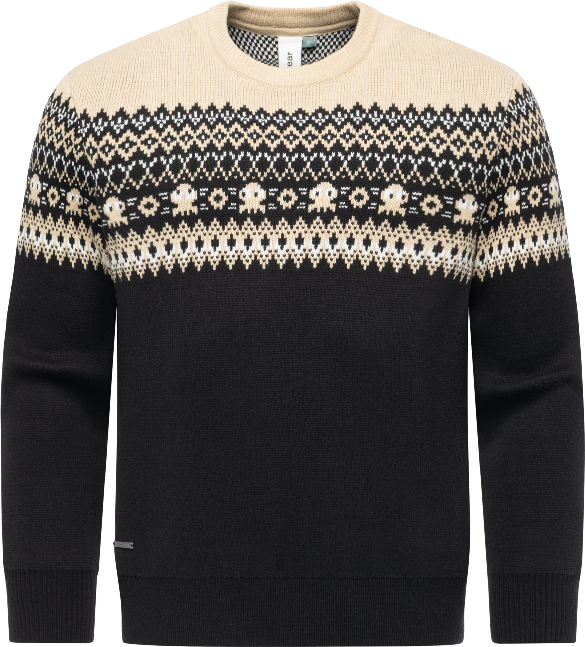 Norweger Strickpullover Norwen Black