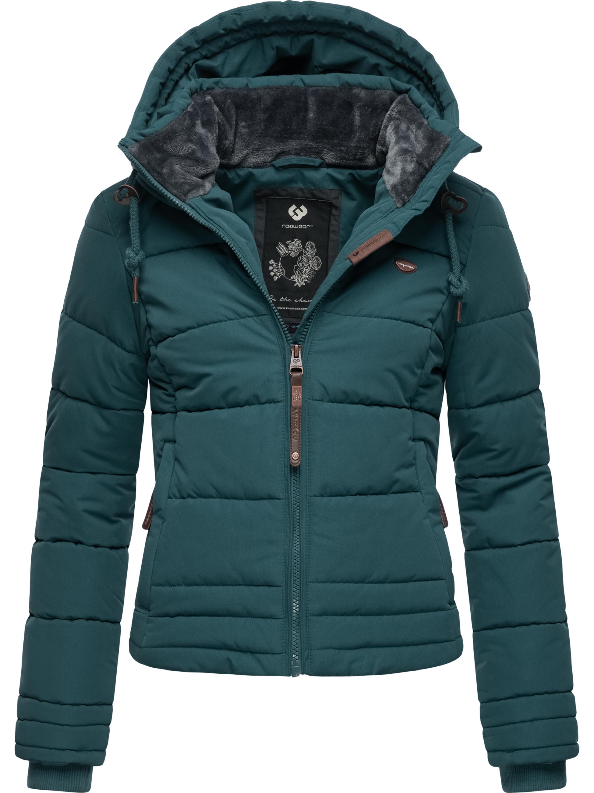 Winter Steppjacke mit Kapuze "Novva" Dark Green