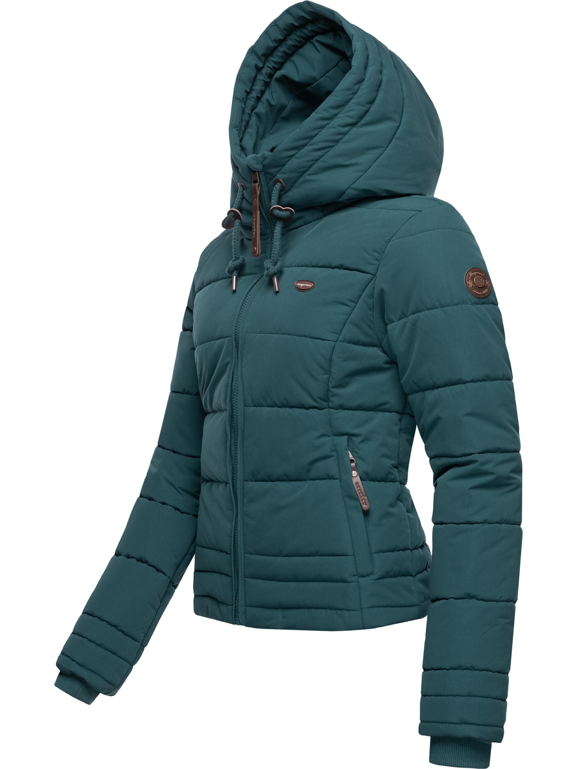 Winter Steppjacke mit Kapuze "Novva" Dark Green