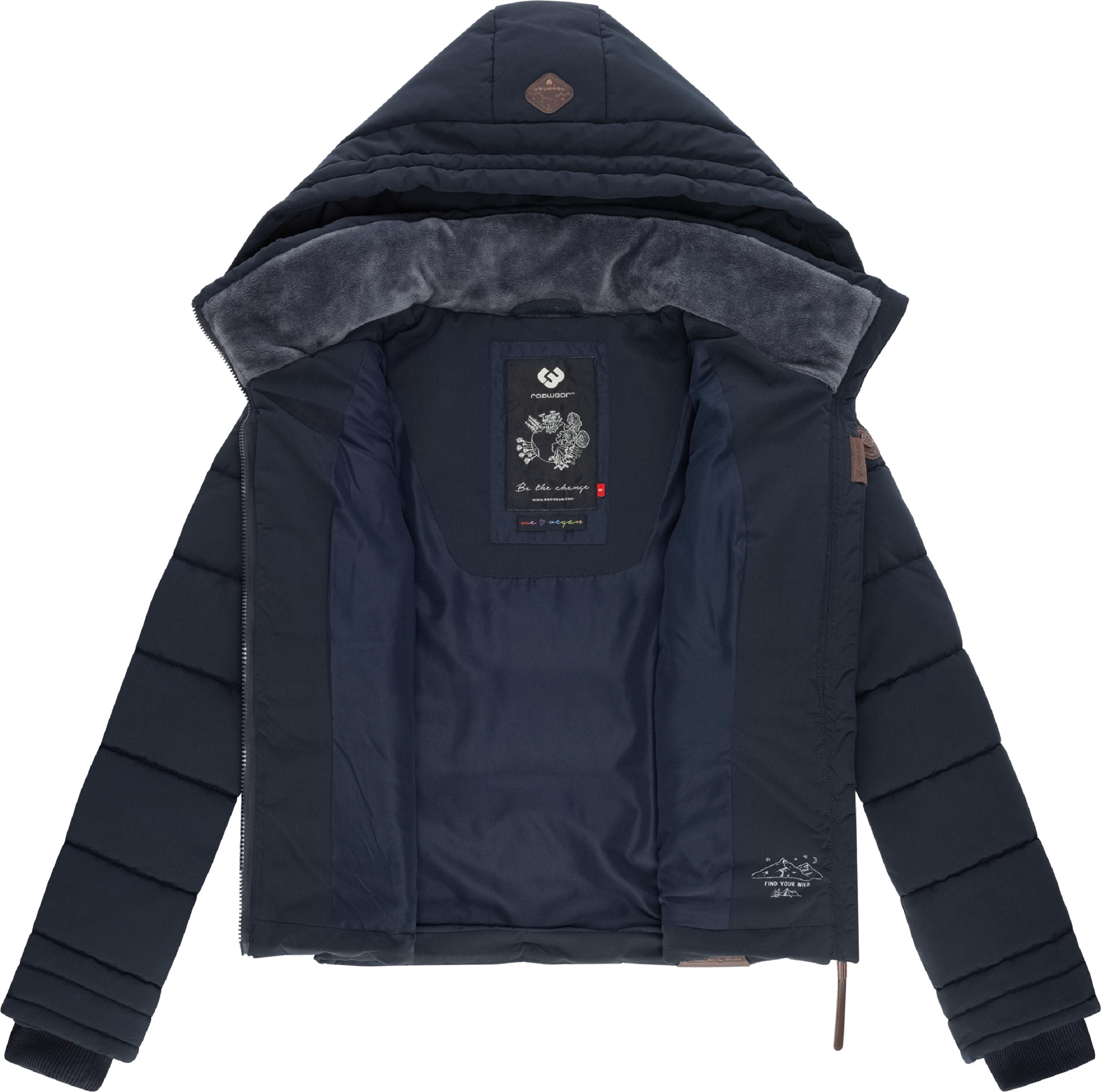 Winter Steppjacke mit Kapuze "Novva" Navy