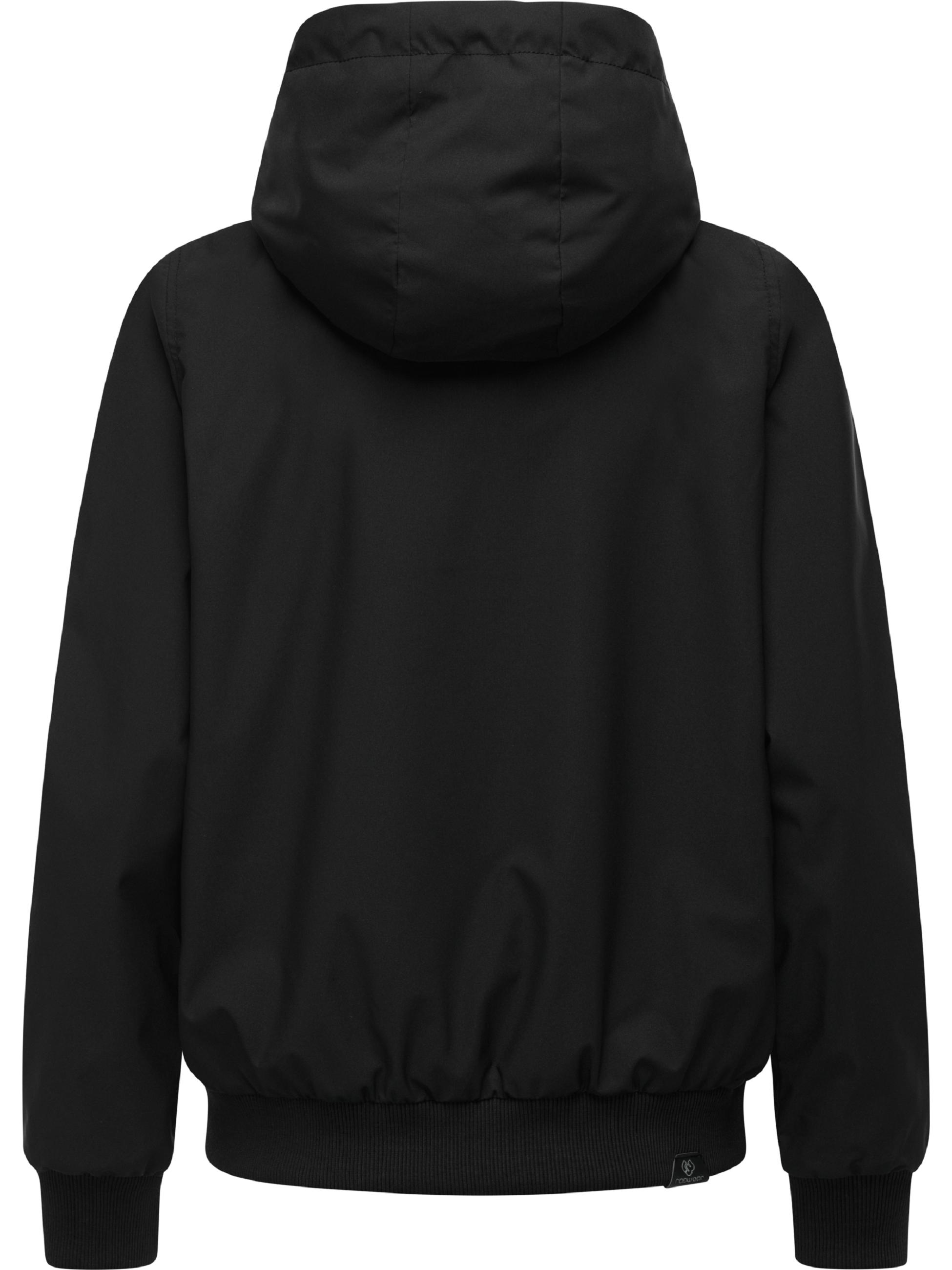 Lässige Übergangsjacke mit Kapuze "Nuggeta Summer YOUMODO" Black