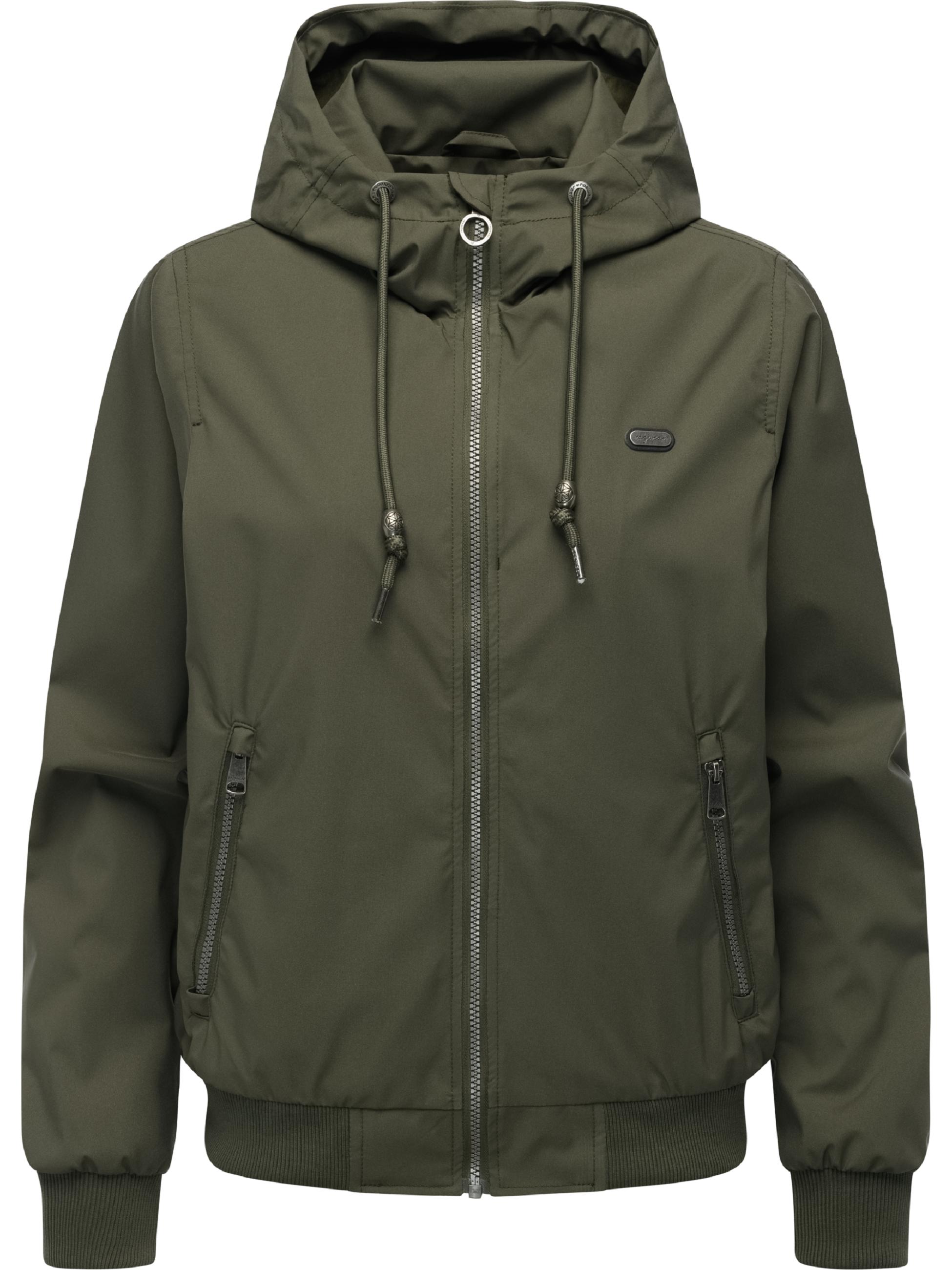 Lässige Übergangsjacke mit Kapuze "Nuggeta Summer YOUMODO" Dark Olive