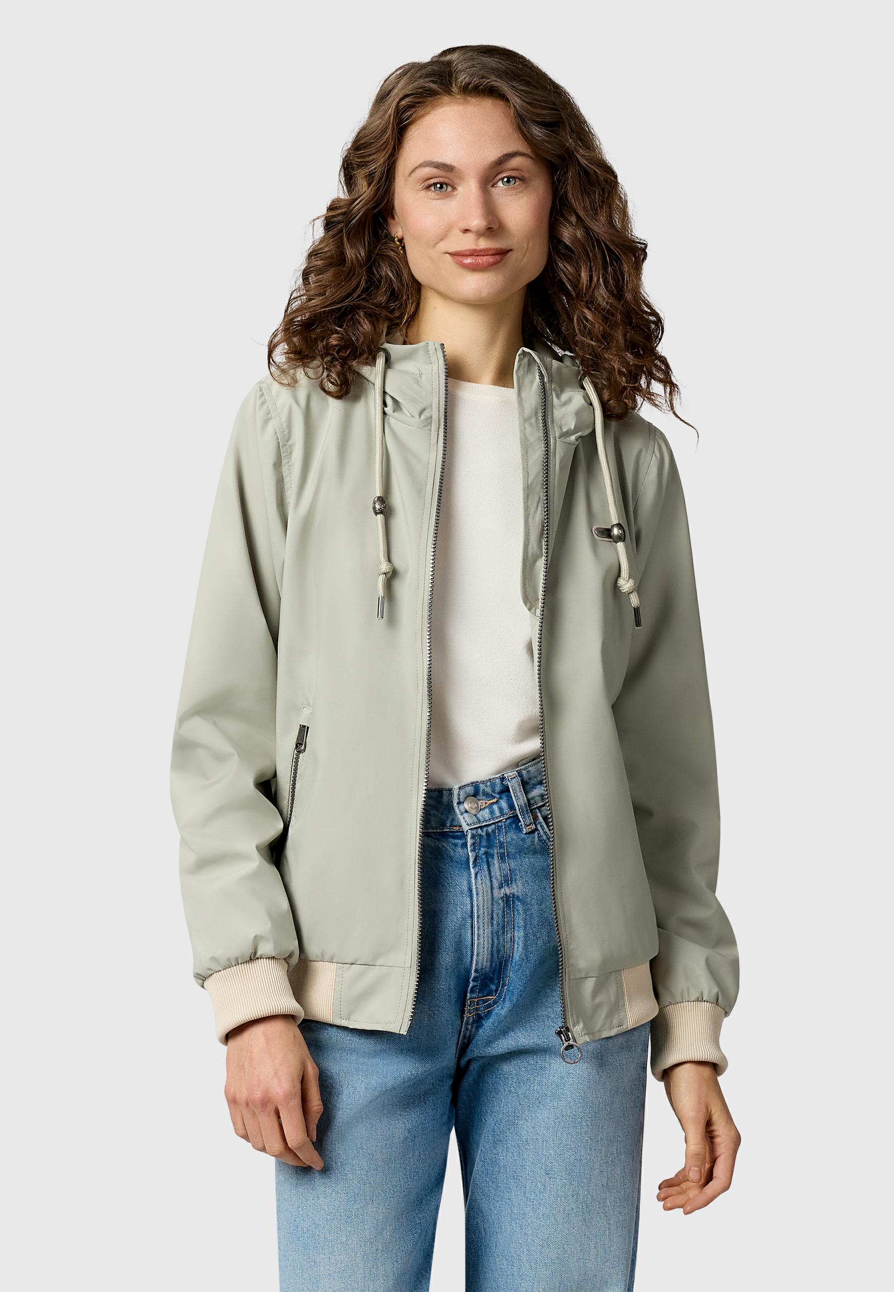 Lässige Übergangsjacke mit Kapuze "Nuggeta Summer YOUMODO" Dusty Olive