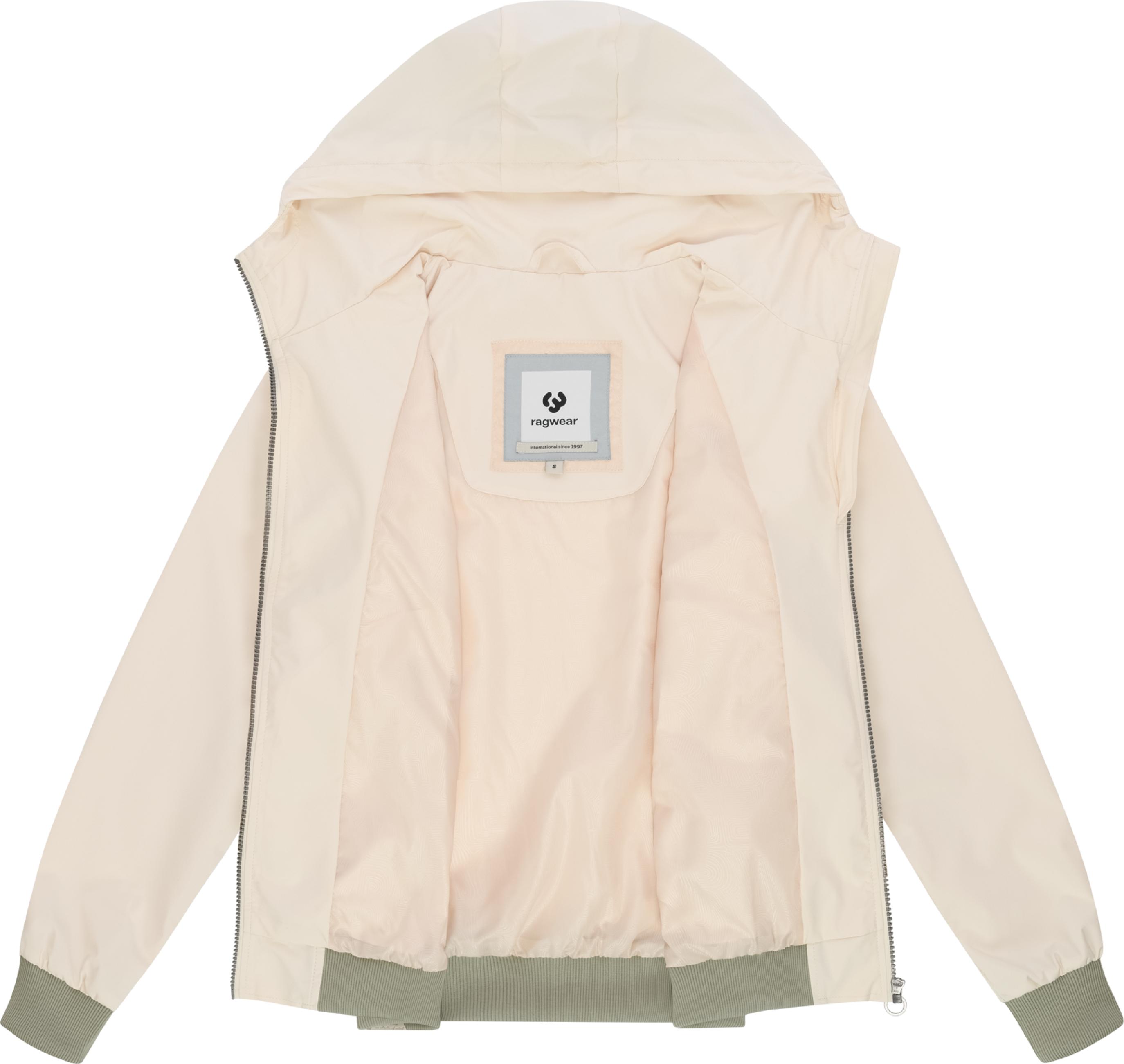 Lässige Übergangsjacke mit Kapuze "Nuggeta Summer YOUMODO" Ecru