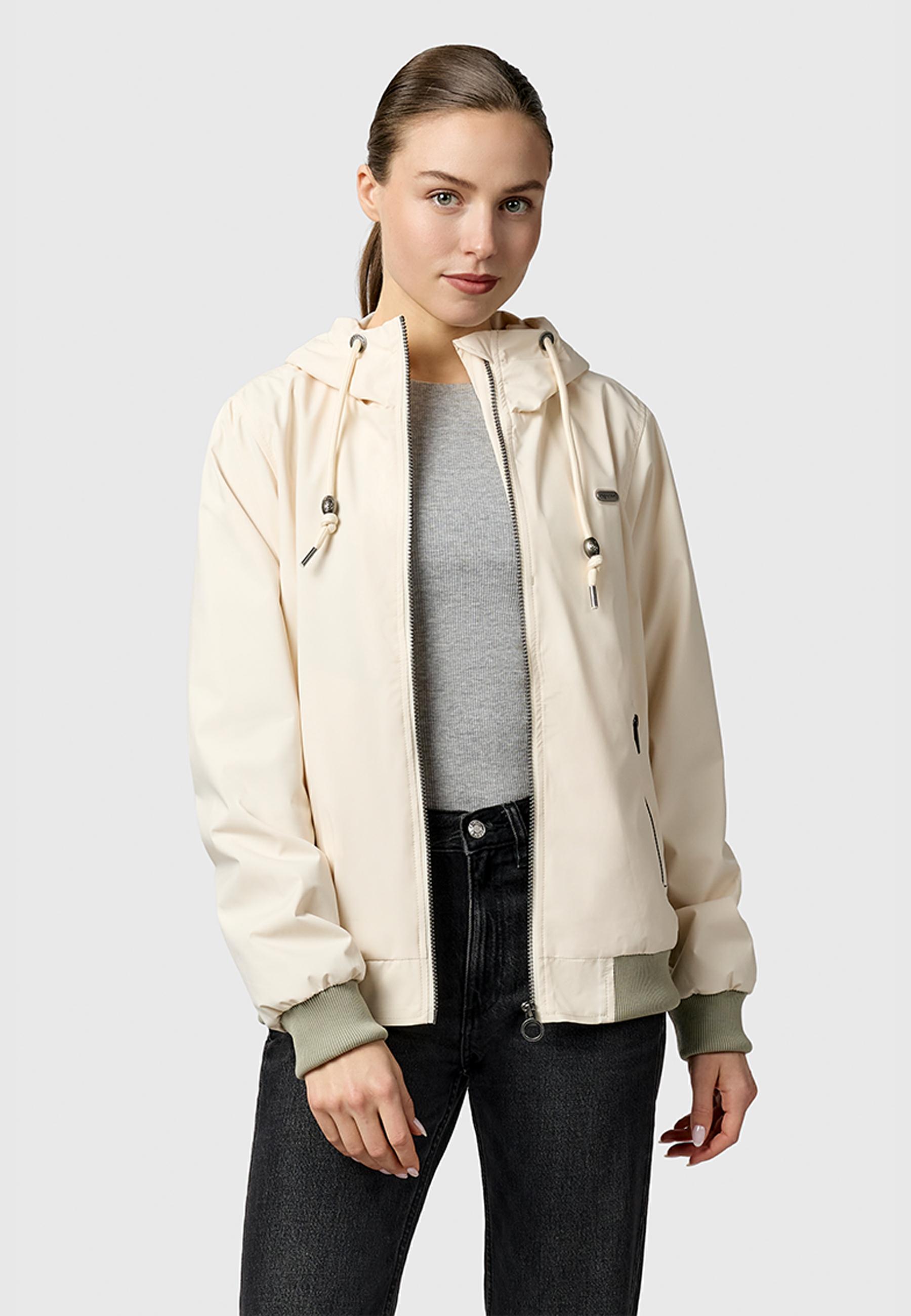 Lässige Übergangsjacke mit Kapuze "Nuggeta Summer YOUMODO" Ecru