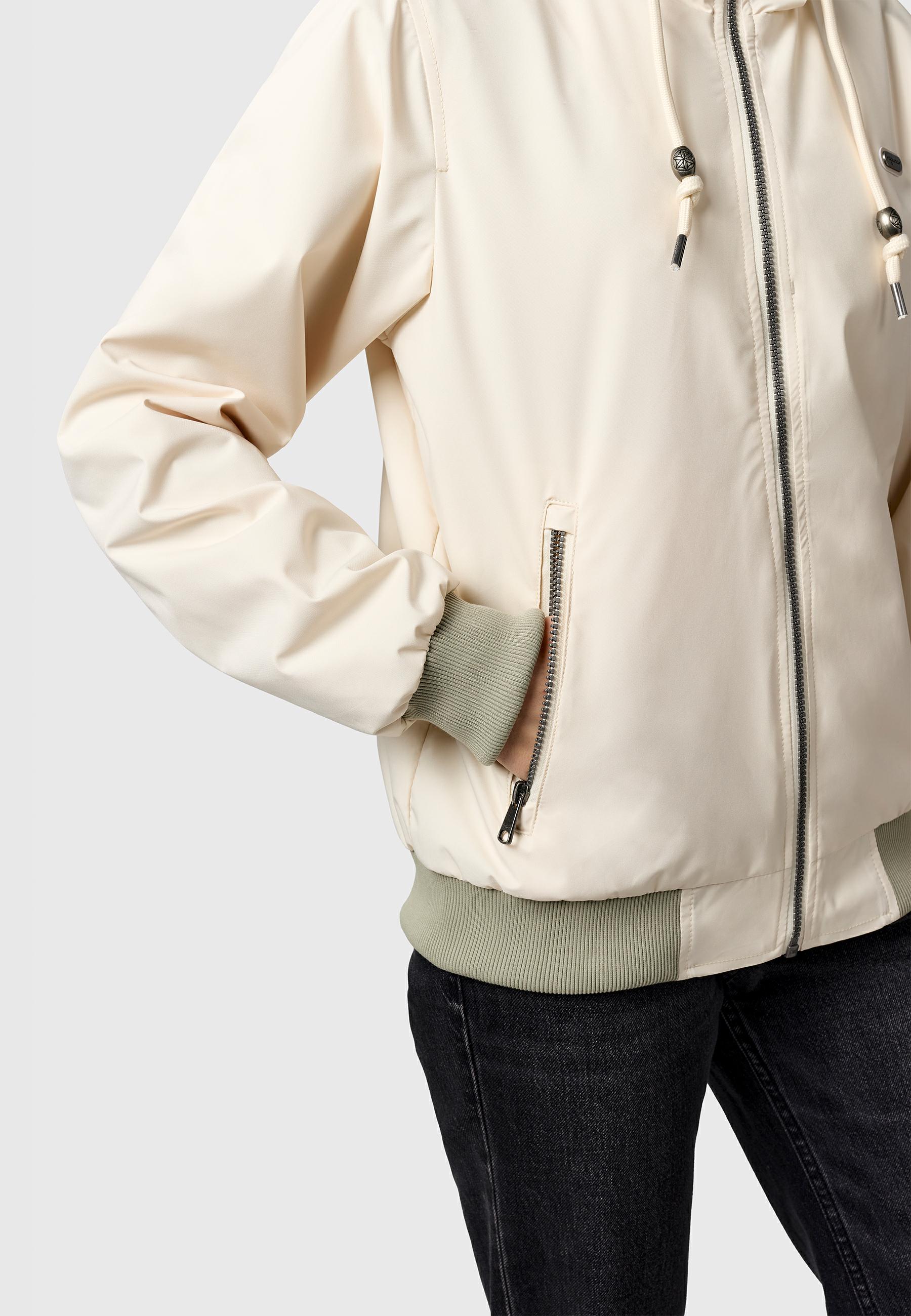 Lässige Übergangsjacke mit Kapuze "Nuggeta Summer YOUMODO" Ecru