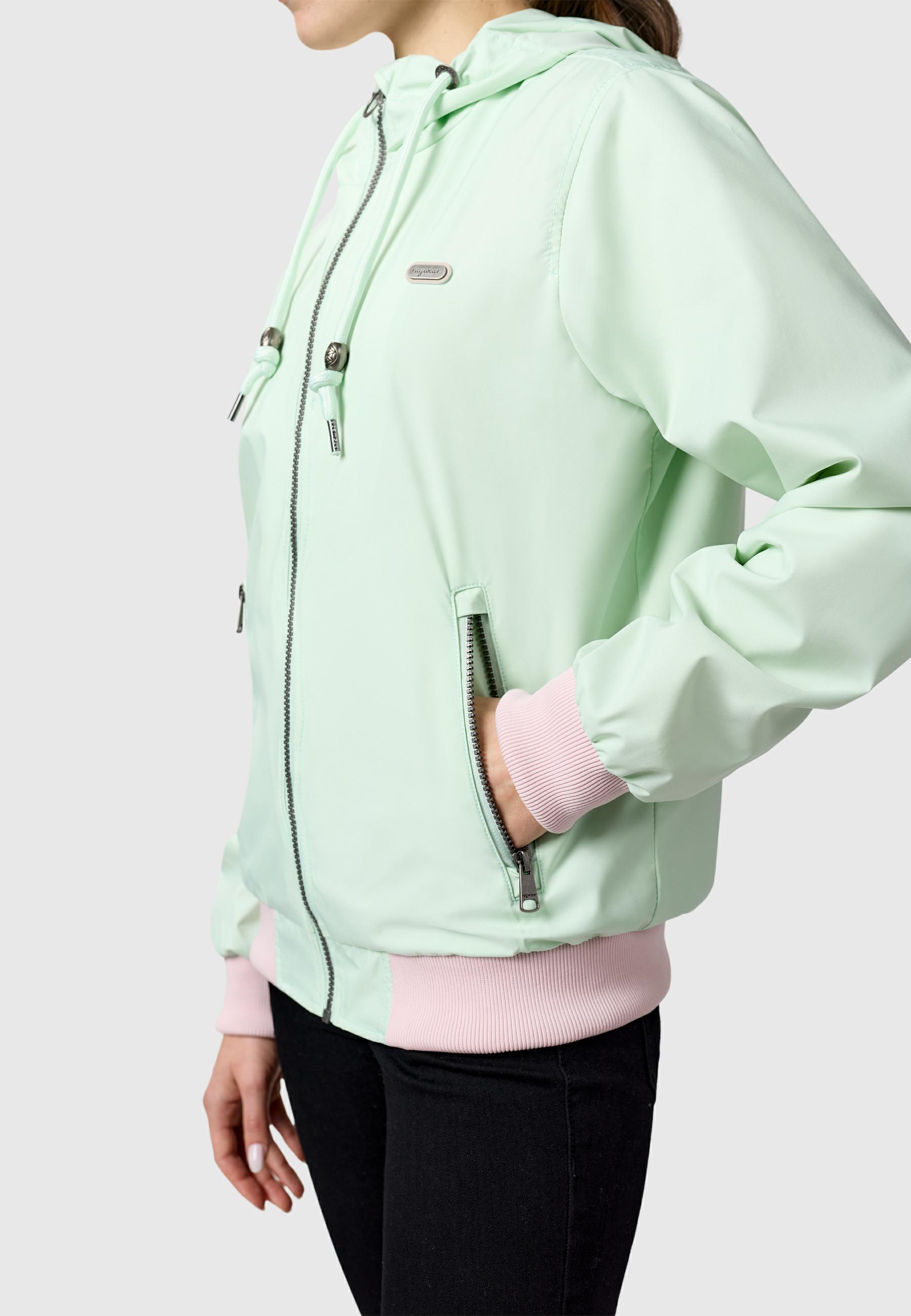Lässige Übergangsjacke mit Kapuze "Nuggeta Summer YOUMODO" Mint