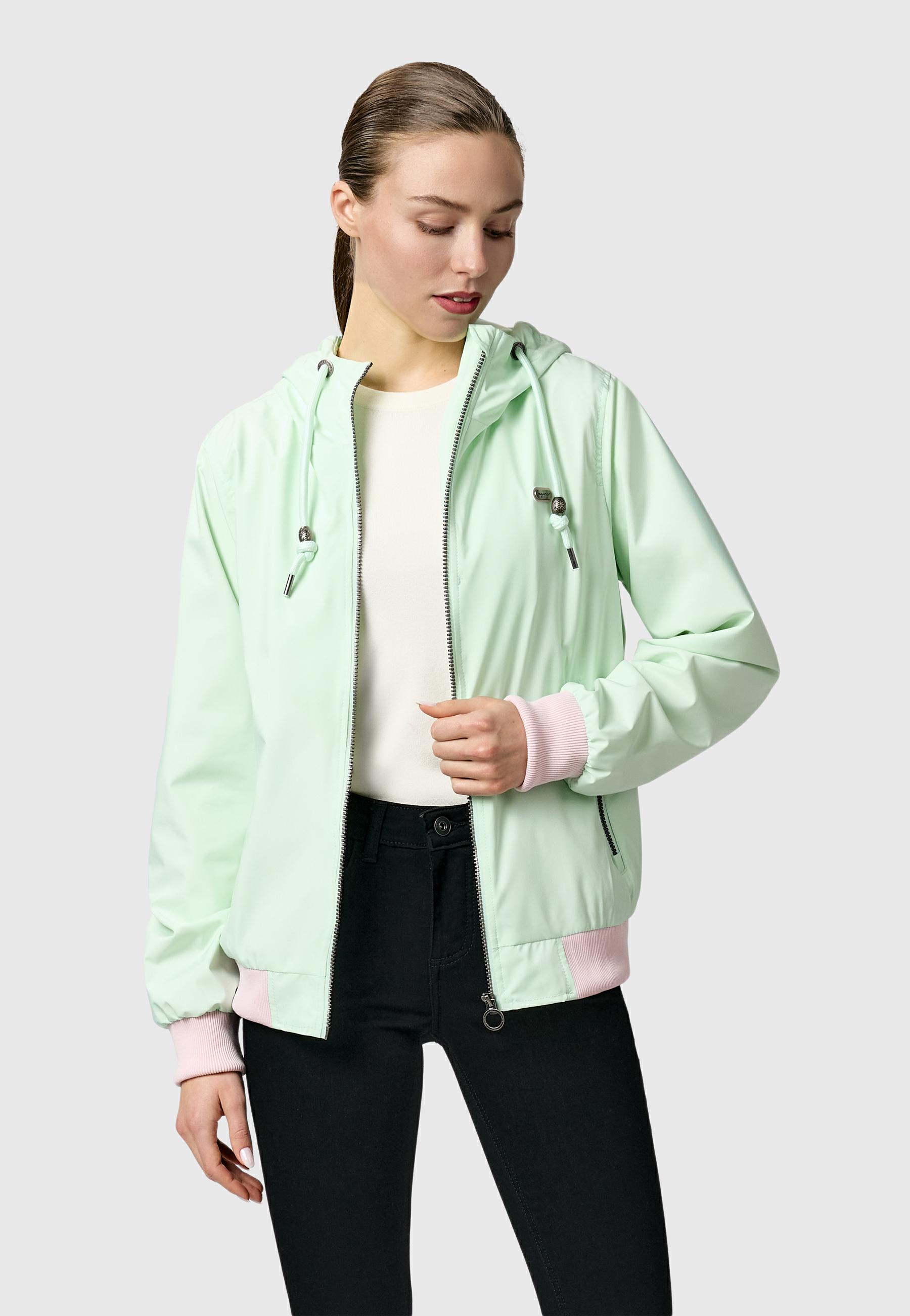 Lässige Übergangsjacke mit Kapuze "Nuggeta Summer YOUMODO" Mint