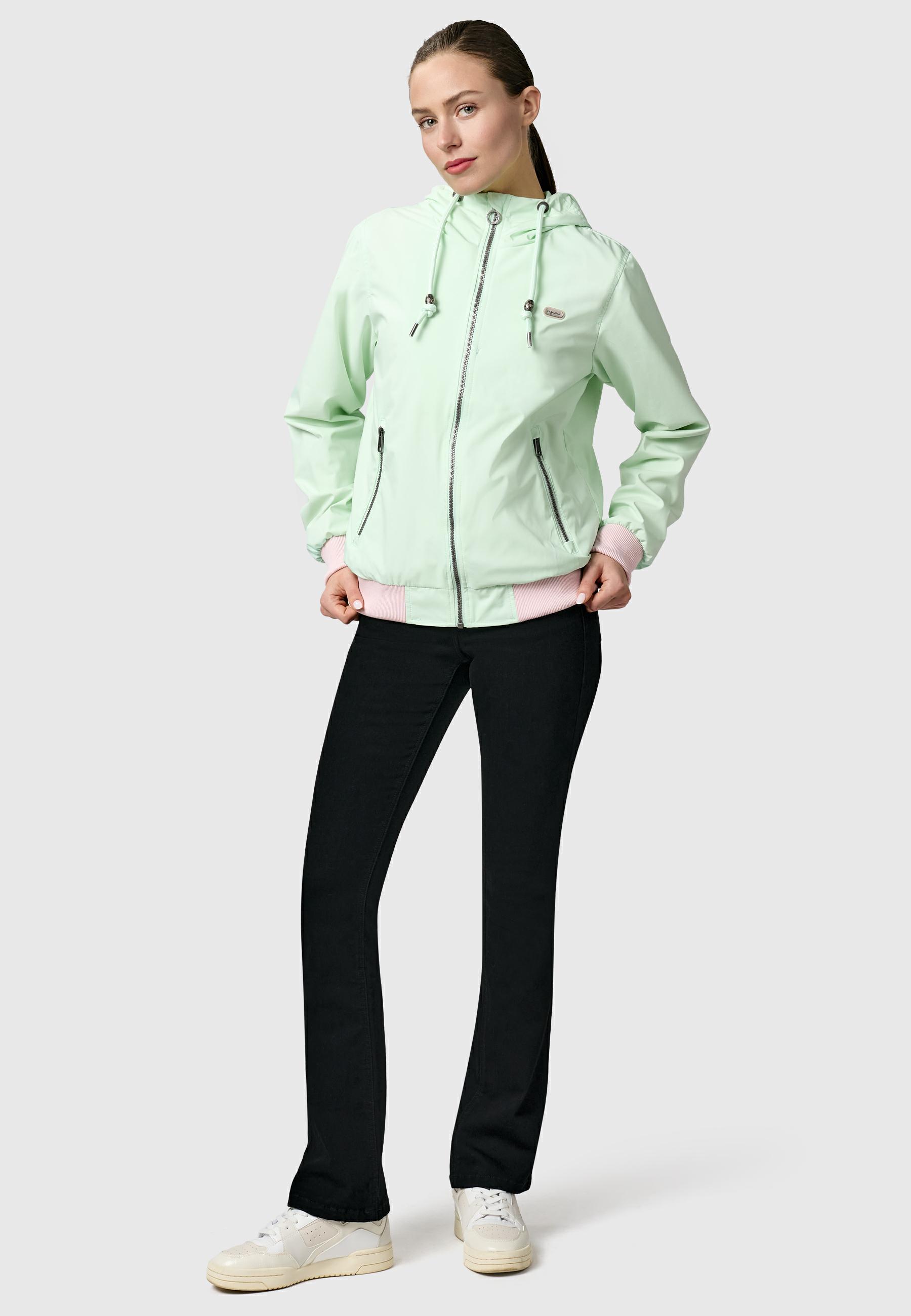 Lässige Übergangsjacke mit Kapuze "Nuggeta Summer YOUMODO" Mint