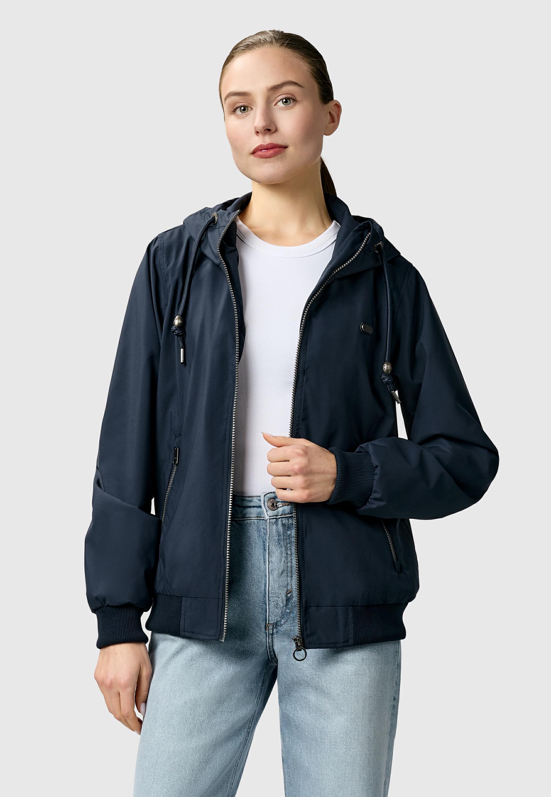 Lässige Übergangsjacke mit Kapuze "Nuggeta Summer YOUMODO" Navy