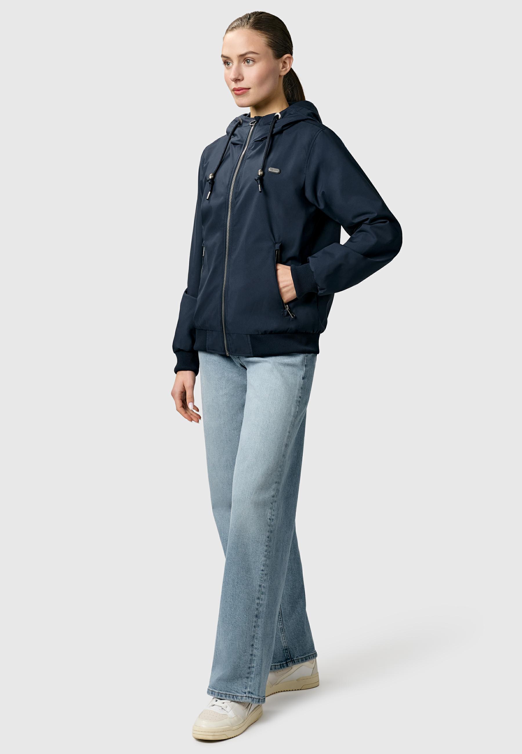 Lässige Übergangsjacke mit Kapuze "Nuggeta Summer YOUMODO" Navy