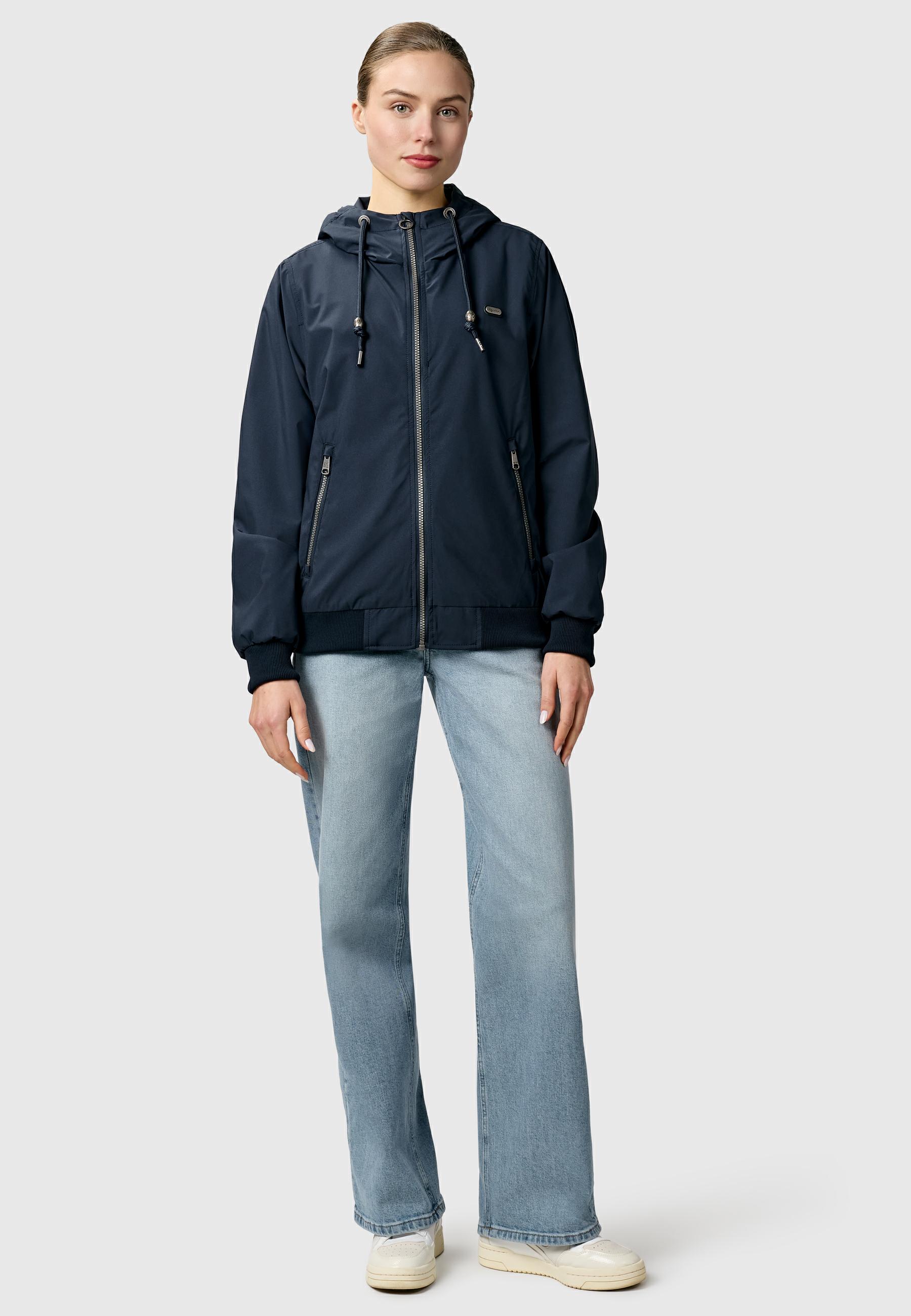 Lässige Übergangsjacke mit Kapuze "Nuggeta Summer YOUMODO" Navy