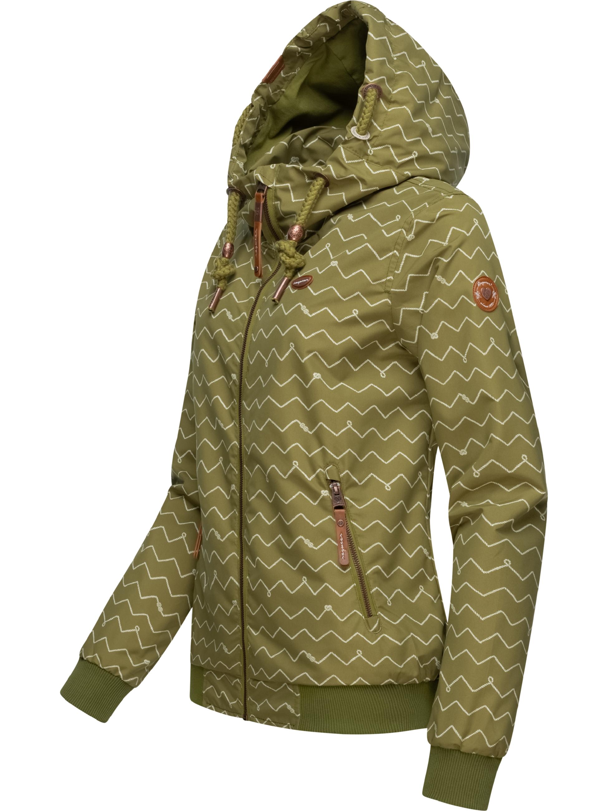 Regenjacke mit Kapuze "Nuggie A" Light Olive22