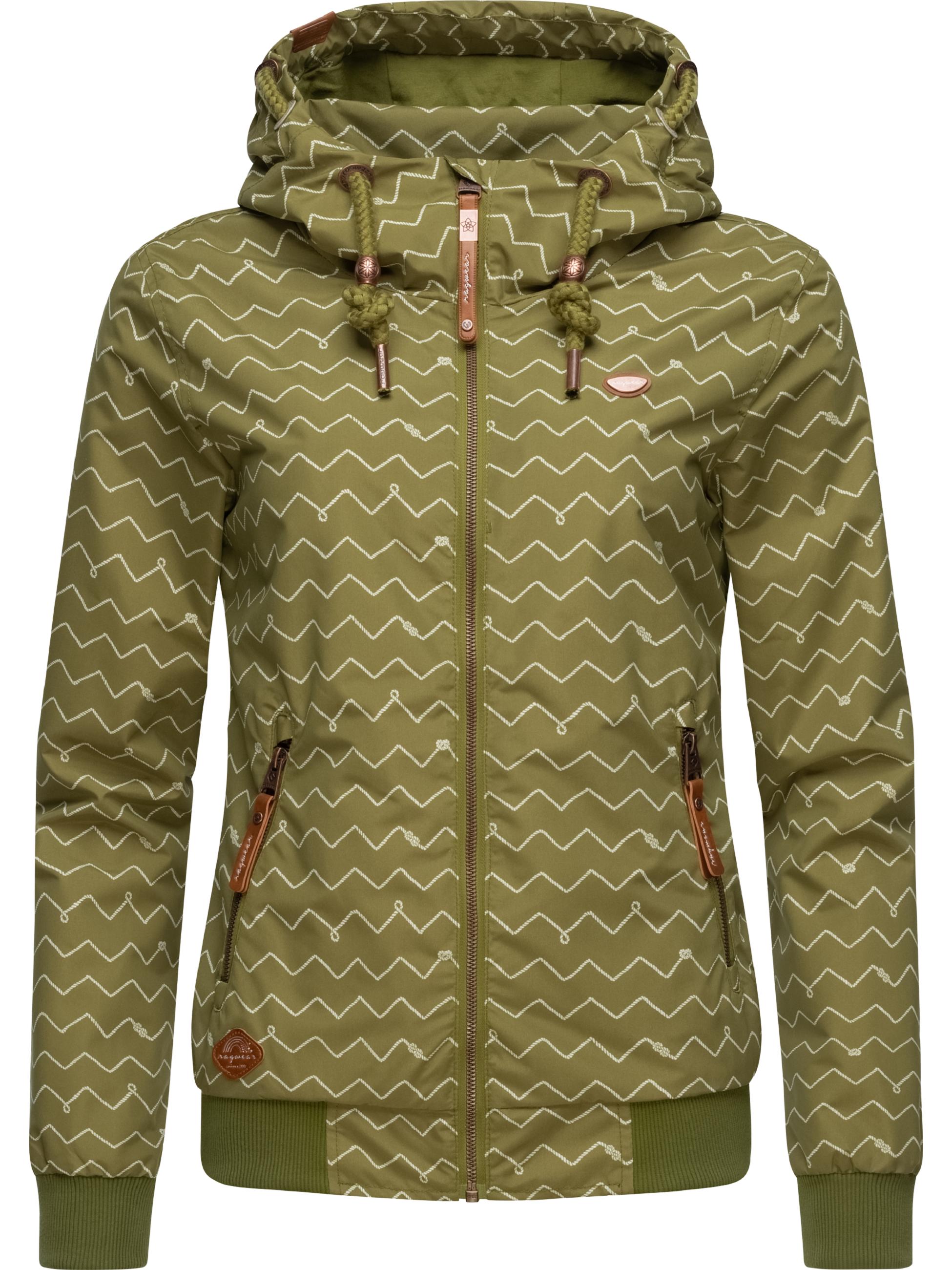 Regenjacke mit Kapuze "Nuggie A" Light Olive22